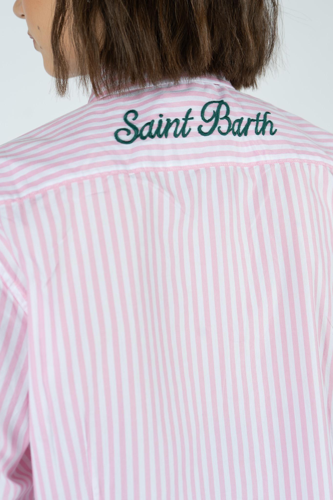 Camicia Meredith con ricamo MDH001 00723L MC2 SAINT BARTH 