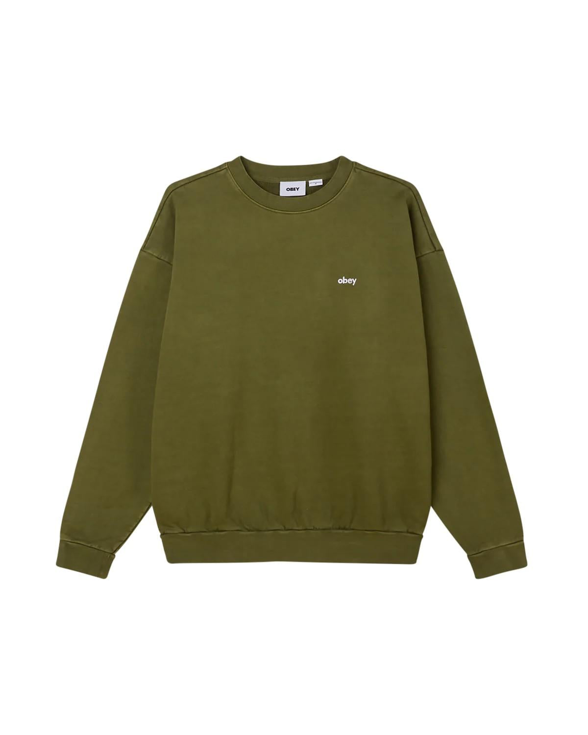 Felpa Lowercase Pigment Crewneck 112480138 DLN OBEY 