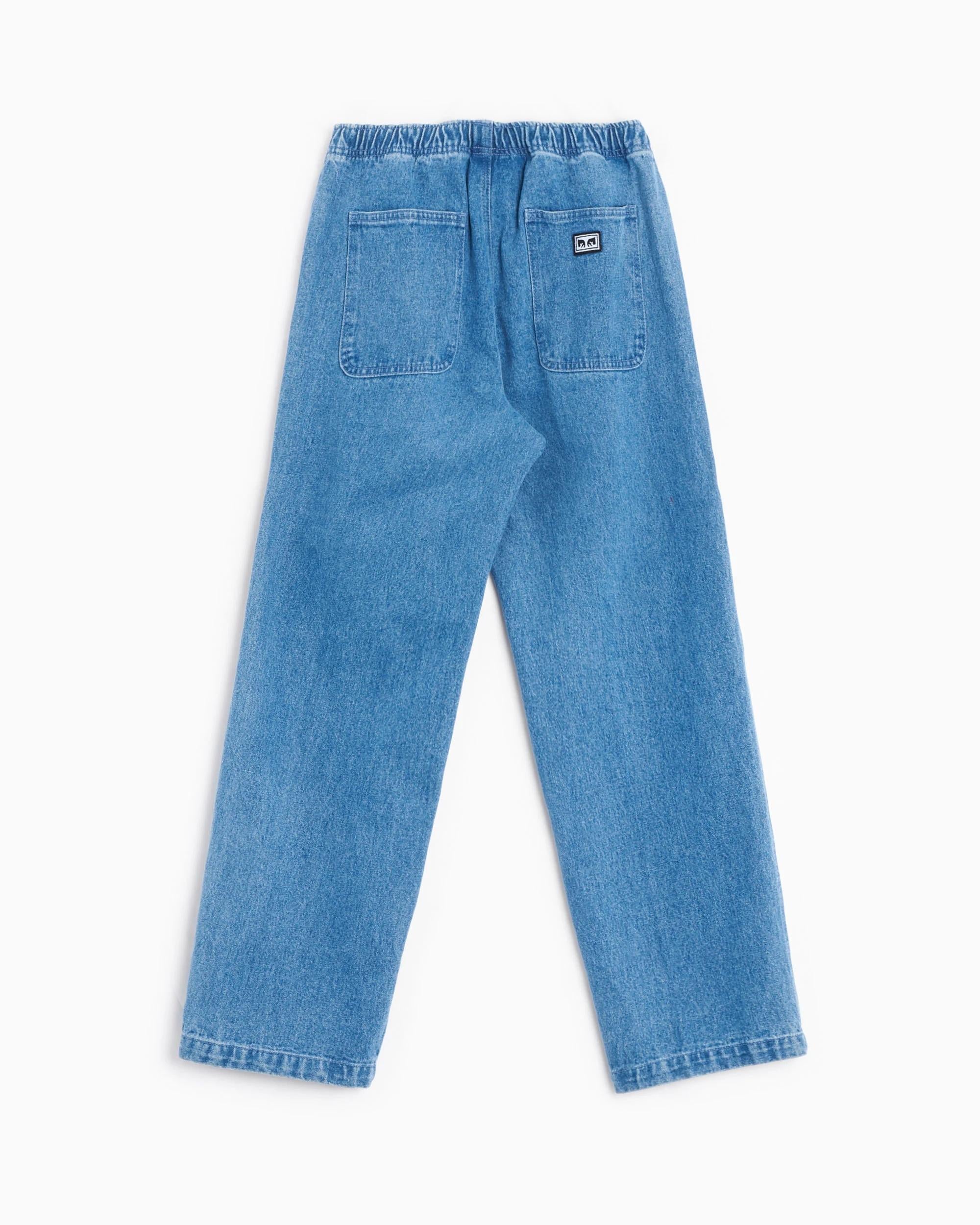 Pantaloni in denim 142010079 LIN OBEY 