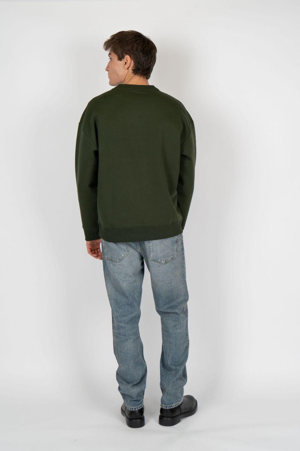 Felpa con targhetta con logo scomposto 50533689 309 HUGO 