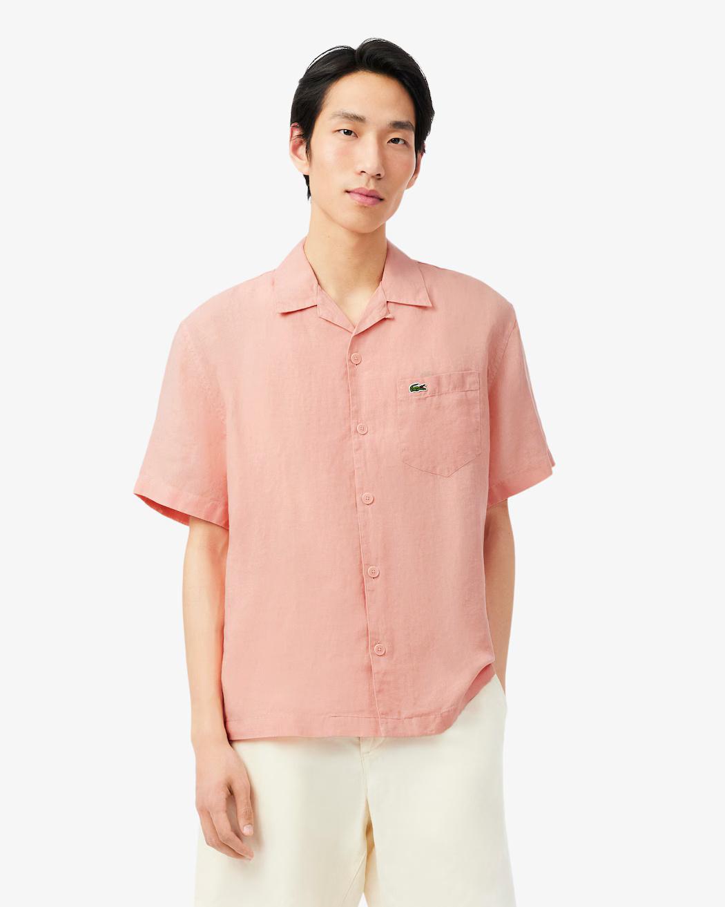 Camicia in lino relxed fit CH2339 UI2 LACOSTE 
