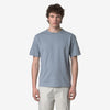 T-shirt casual da uomo in cotone grigio