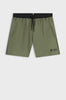 Boxer da mare con logo a contrasto e profili
