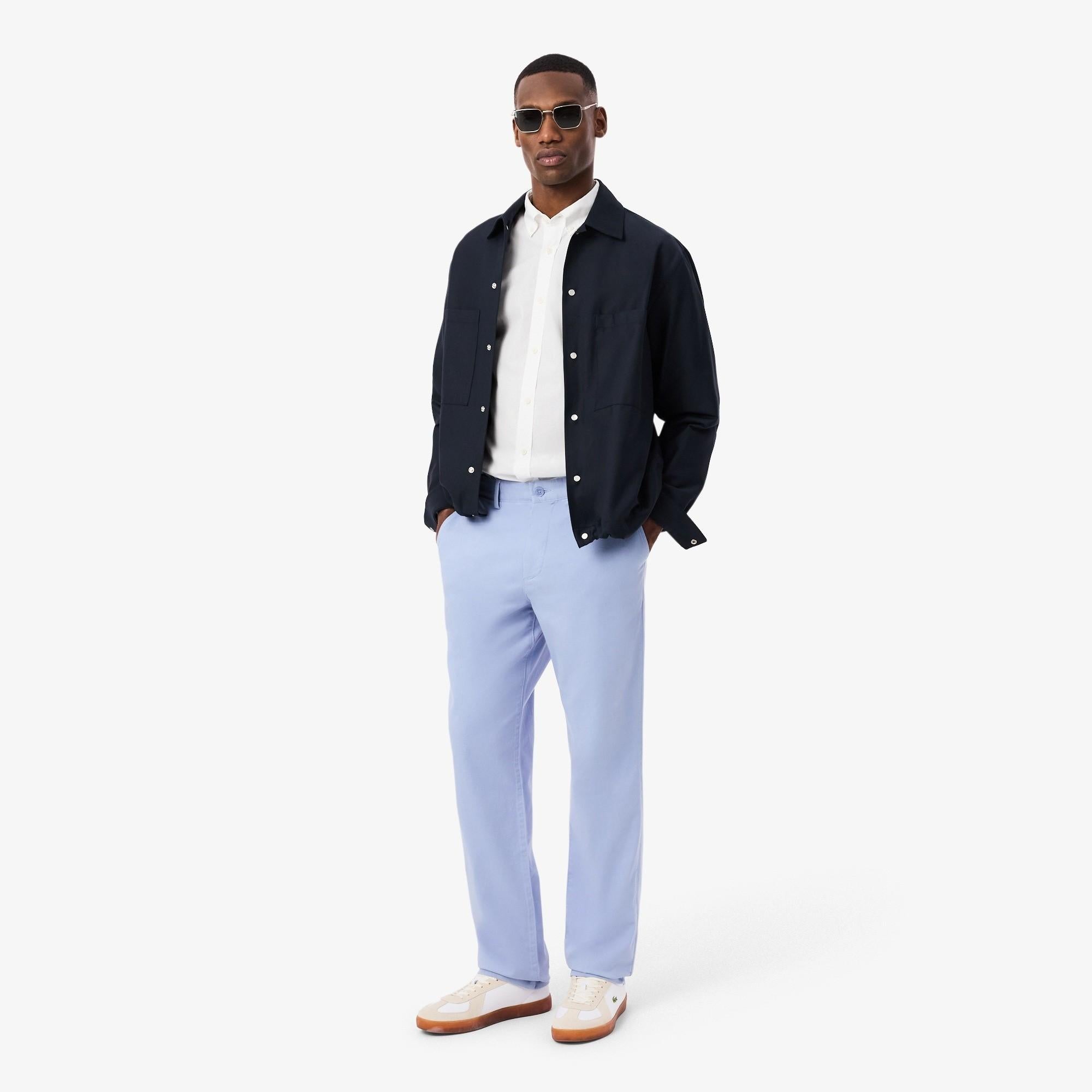 Camicia regular fit in popeline elasticizzato CH2316 001 LACOSTE 