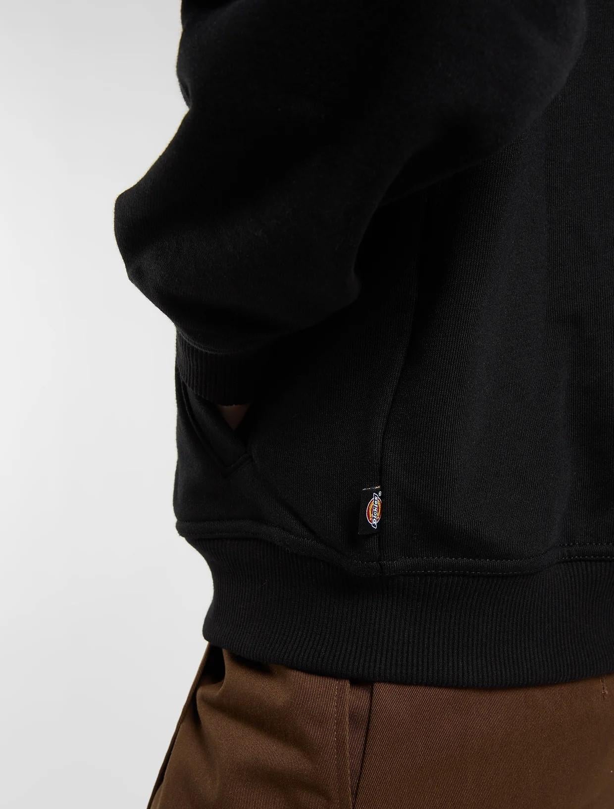 Felpa con cappuccio e zip Deshler DK0A88BT BLK1 DICKIES 