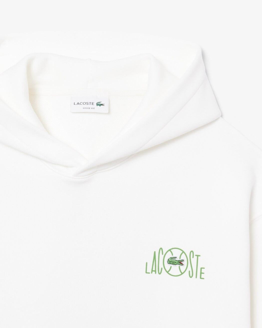 Felpa con cappuccio con stampa multipla SH2196 70V LACOSTE 