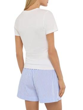 T-shirt Emilie con ricamo EMI0001 09631L MC2 SAINT BARTH 