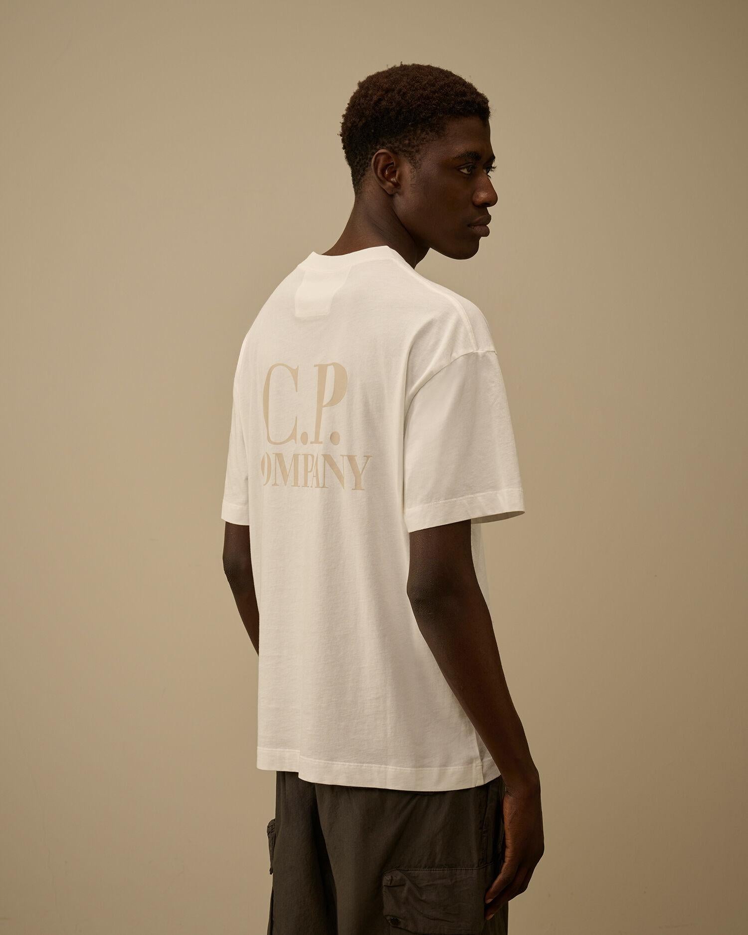 30/1 Jersey Short Sleeve Printed Graphics T-Shirt 20CMTS086A 103 C.P. COMPANY 