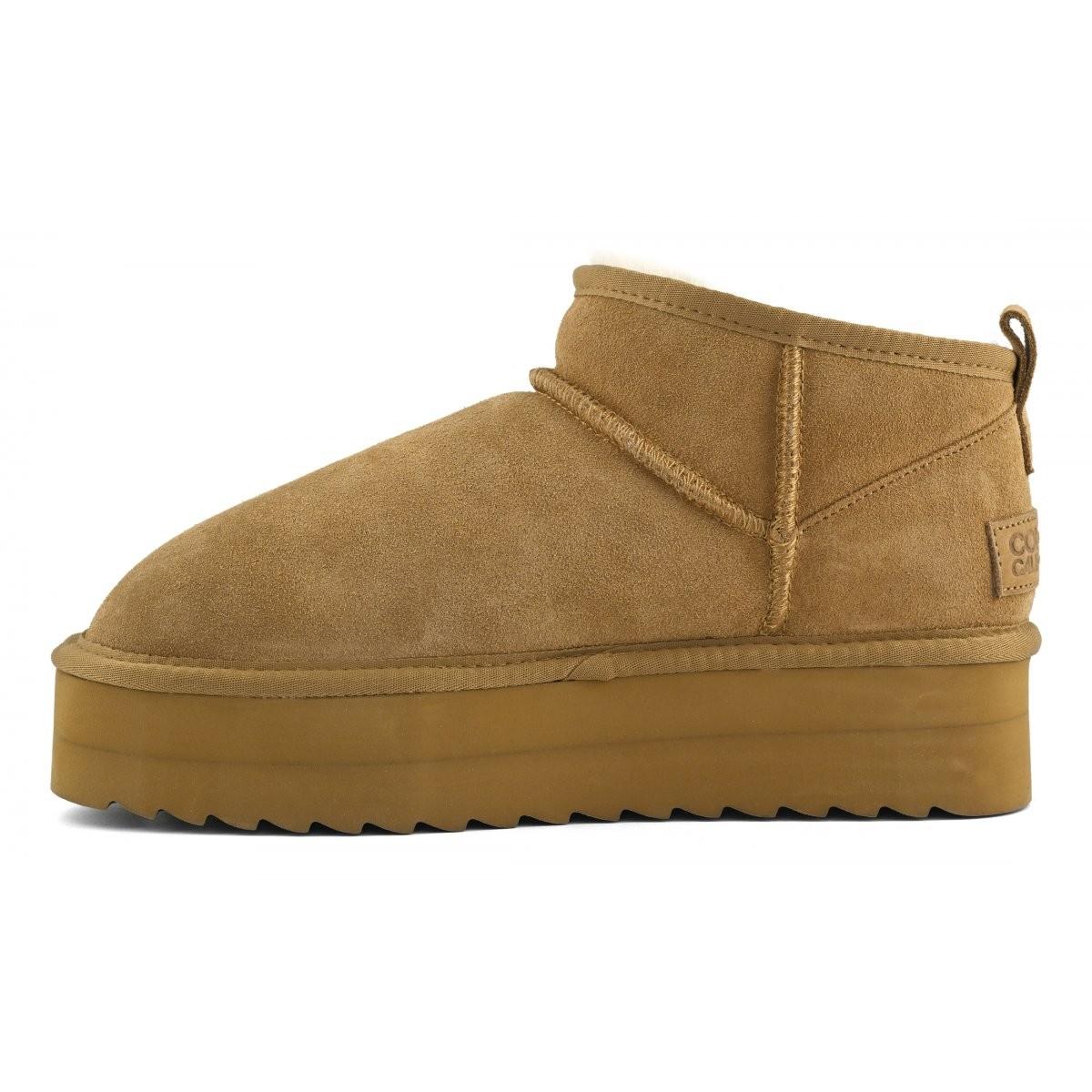 Stivale platform in pelle HCSHEARPLA2 TAN COLORS OF CALIFORNIA 