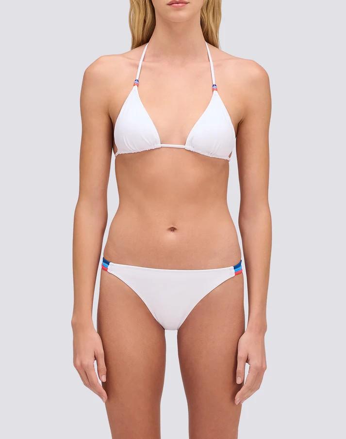 Jennifer top a trinagolo e slip fisso WB00KNL30RB 00644 SUNDEK 