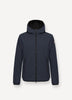 Giacca in softshell con cappuccio