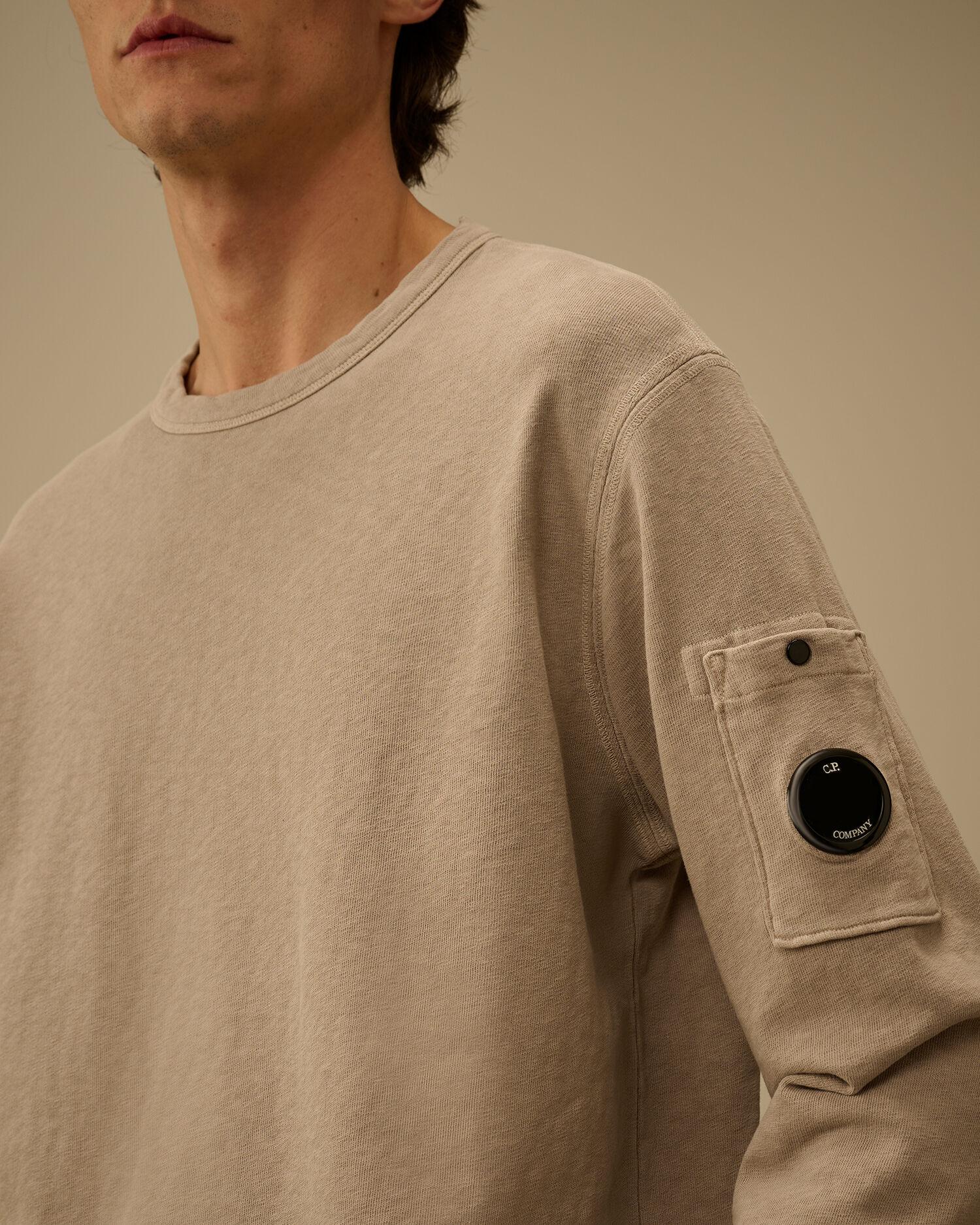 Malfilè Fleece Lens Crewneck Sweatshirt 20CMSS207A 904 C.P. COMPANY 
