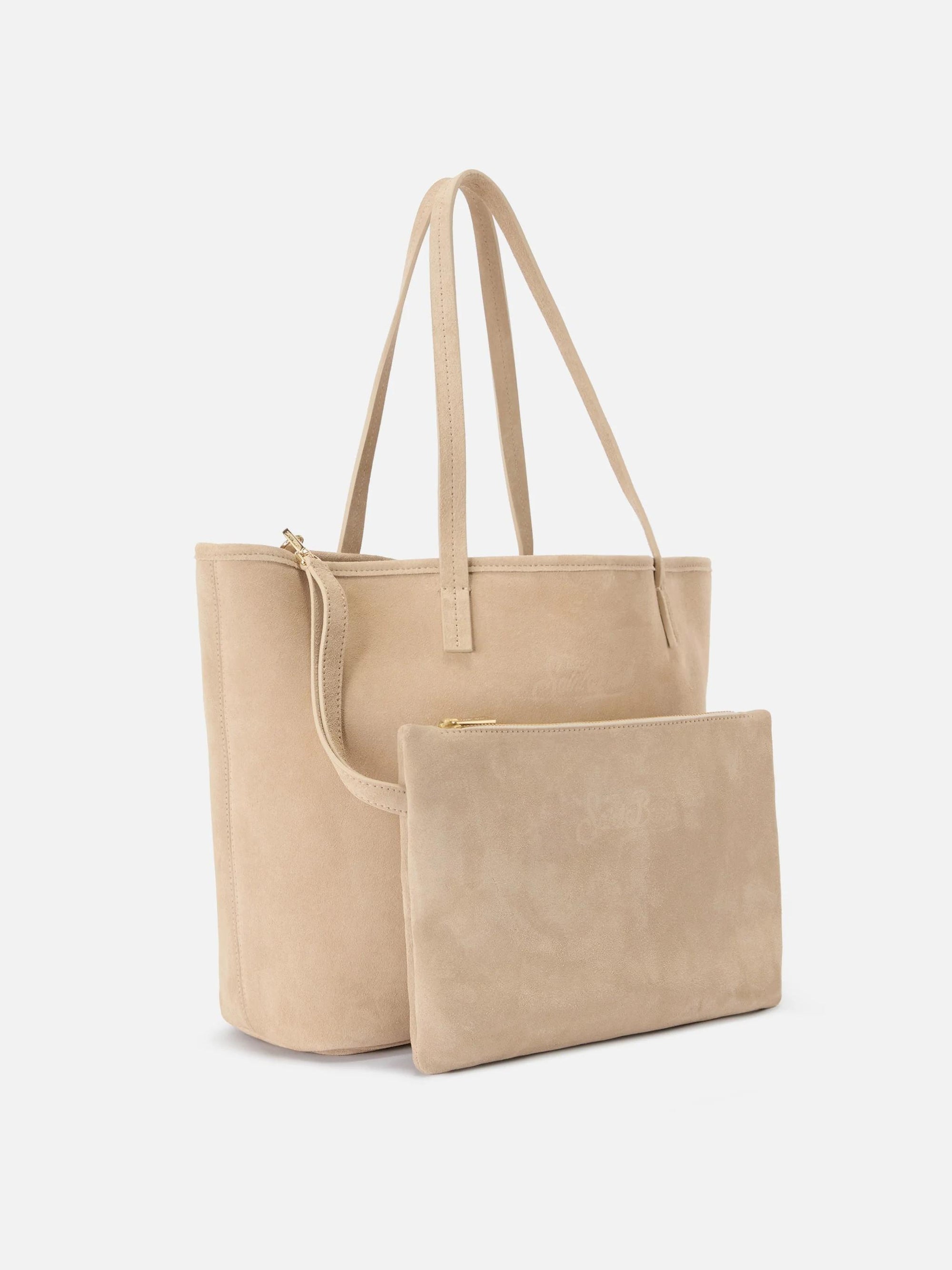 Borsa City regular in camoscio beige CB0003 00102L MC2 SAINT BARTH 