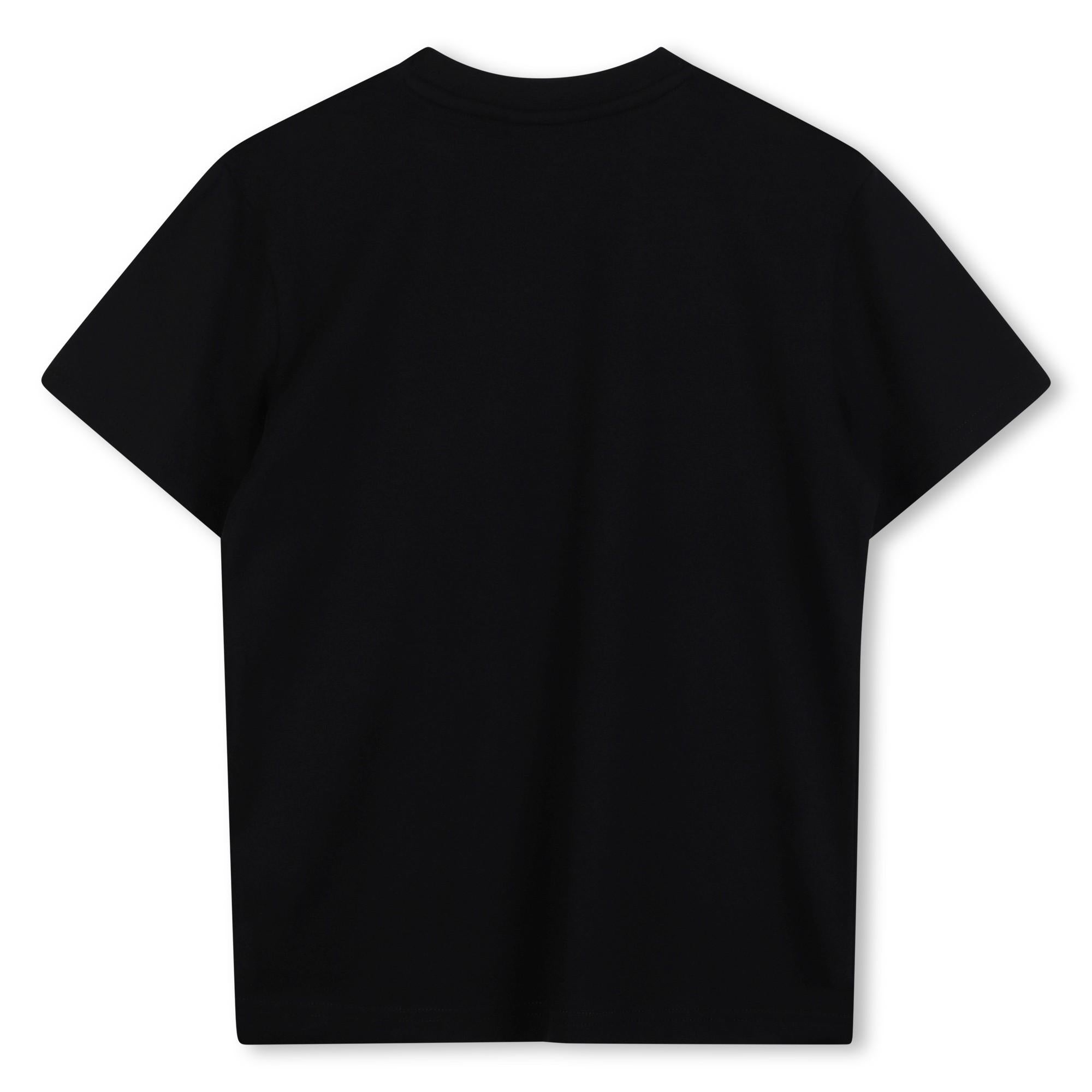 Maglia a maniche corte in cotone con taschino G00441 09B HUGO 