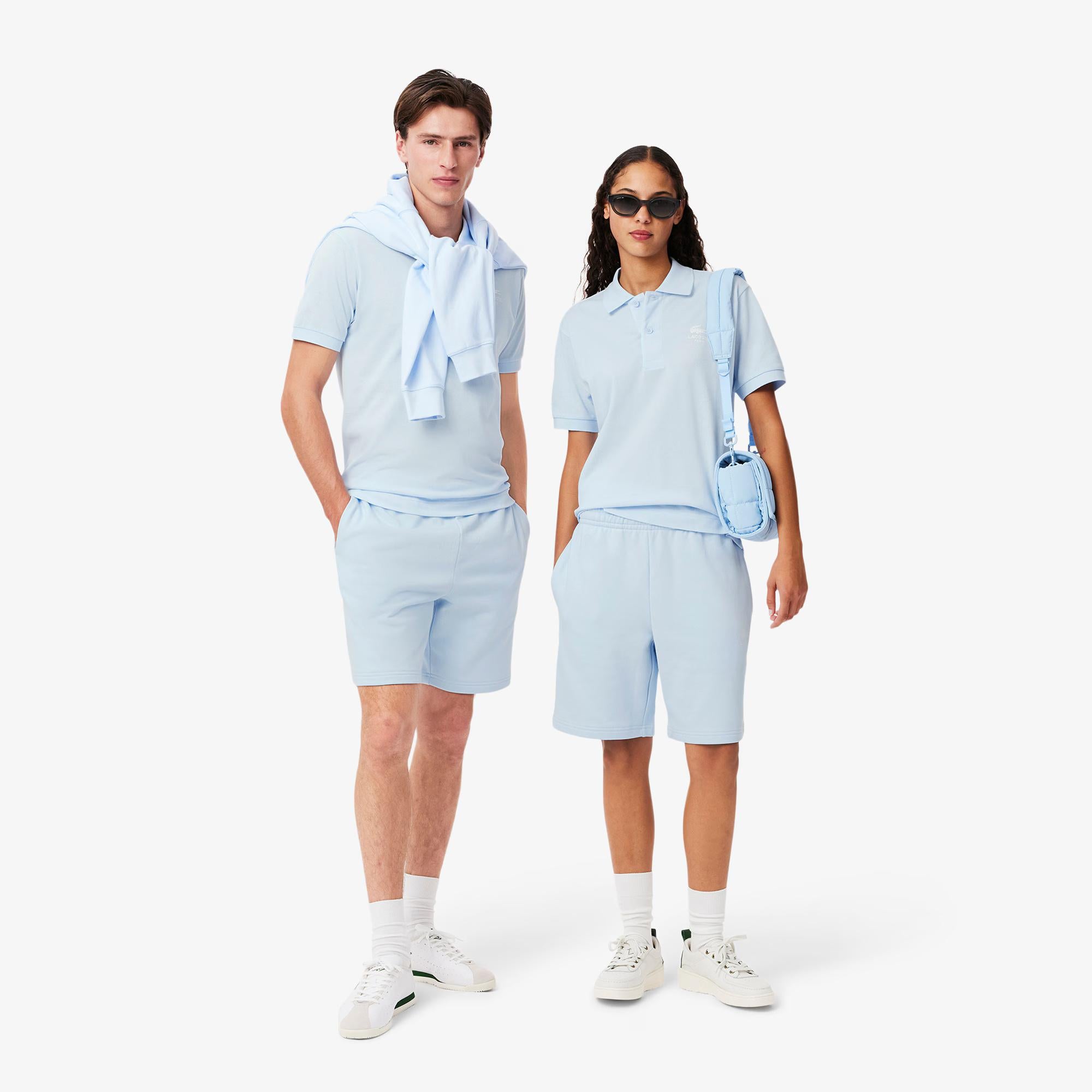 Shorts in cotone felpato GH0990 T01 LACOSTE 