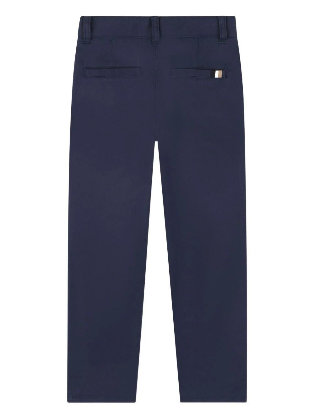 Pantaloni chino in twill di cotone J52685 849 BOSS 