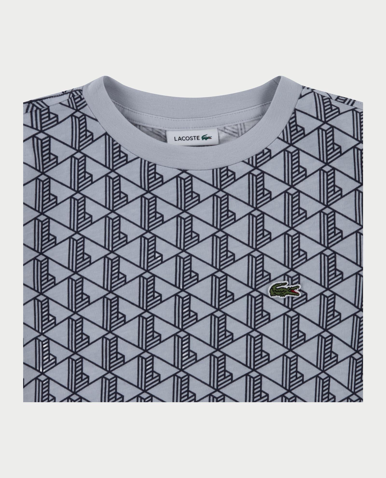 T-shirt in cotone con monogramma 947644 GJ3 LACOSTE 