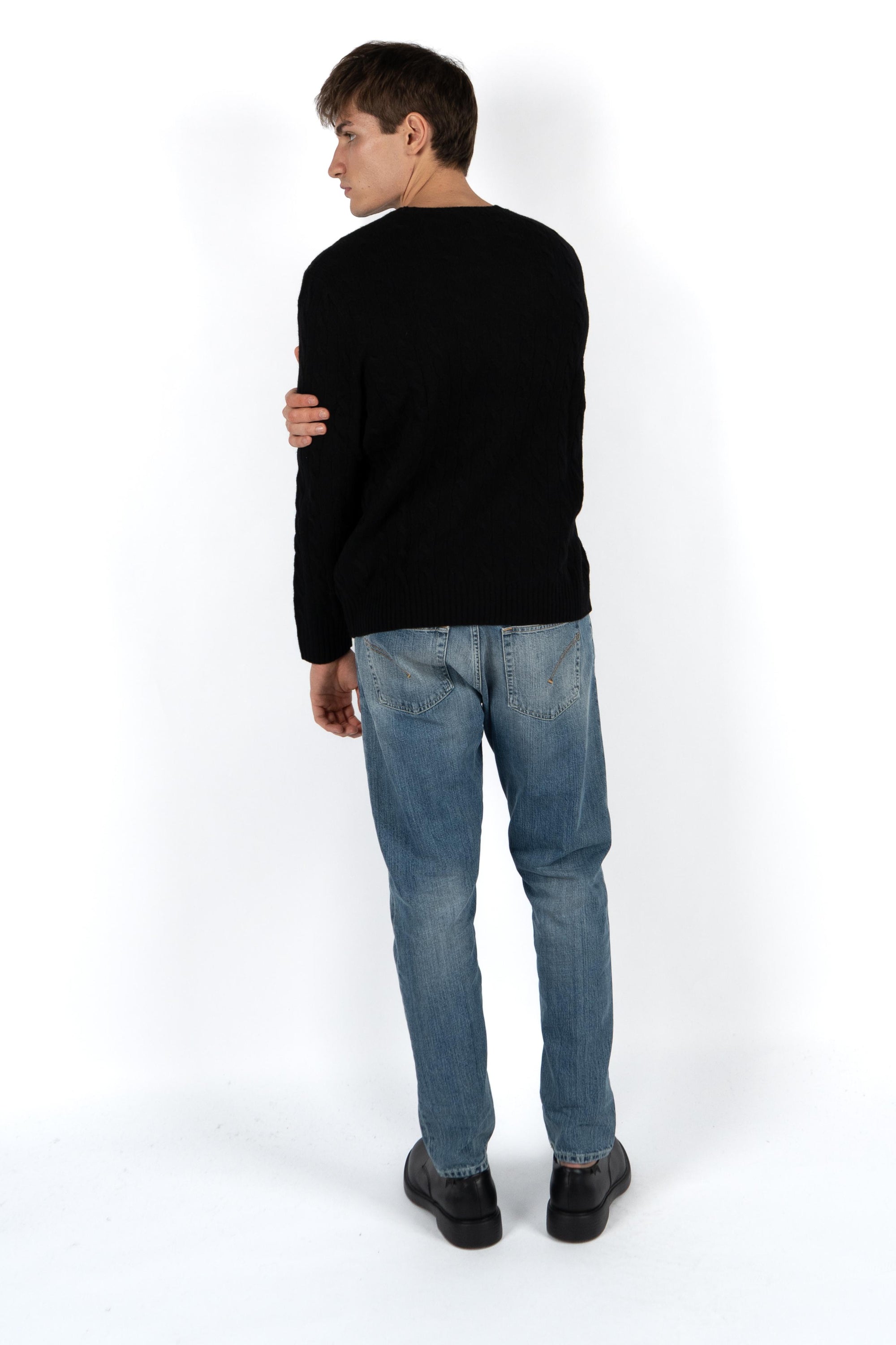 Maglia in lana e cashmere a trecce 710876762 001 POLO RALPH LAUREN 