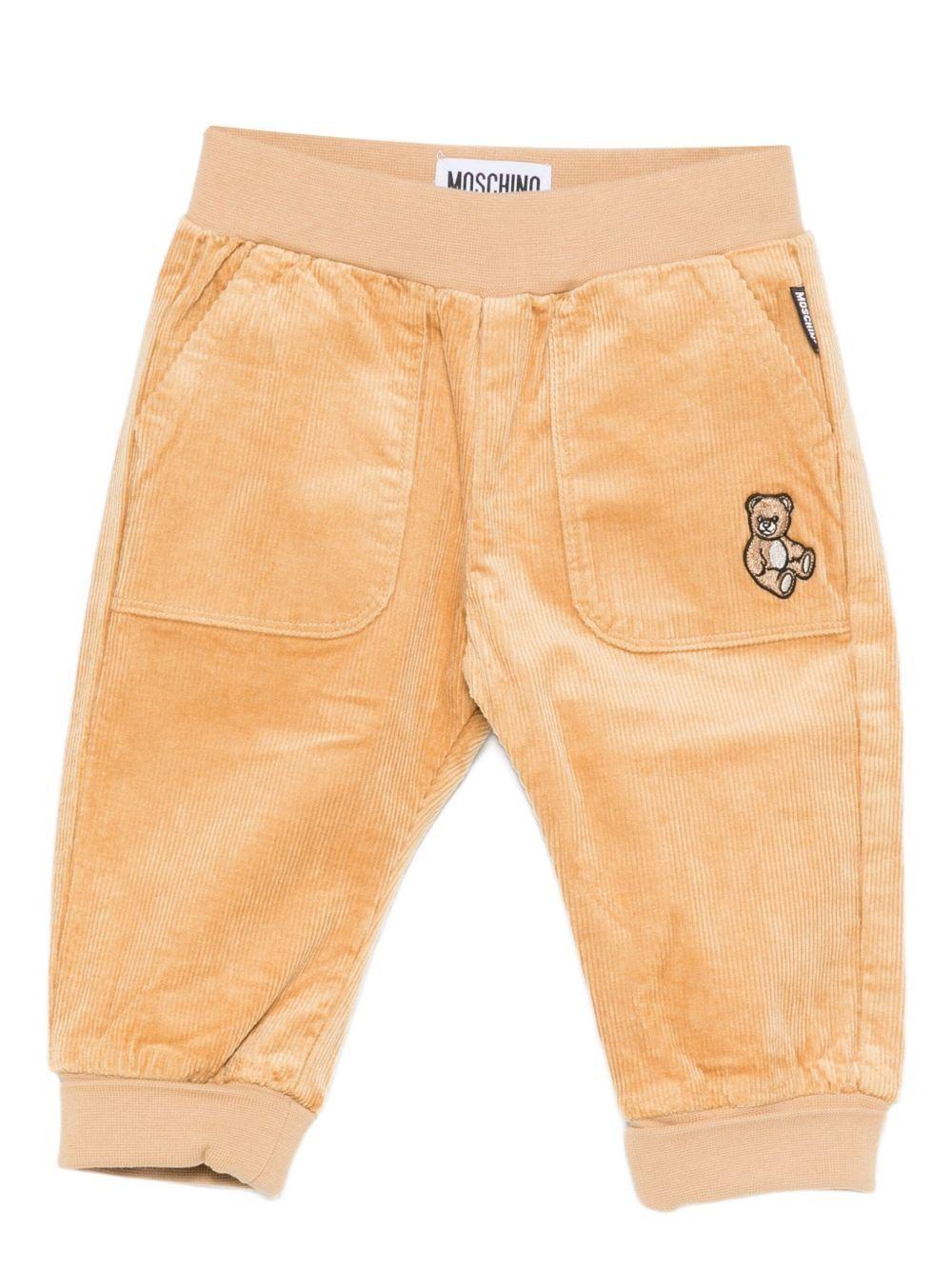 Pantaloni per neonato di velluto a coste  MUP05ILVA06 20351 MOSCHINO BABY 
