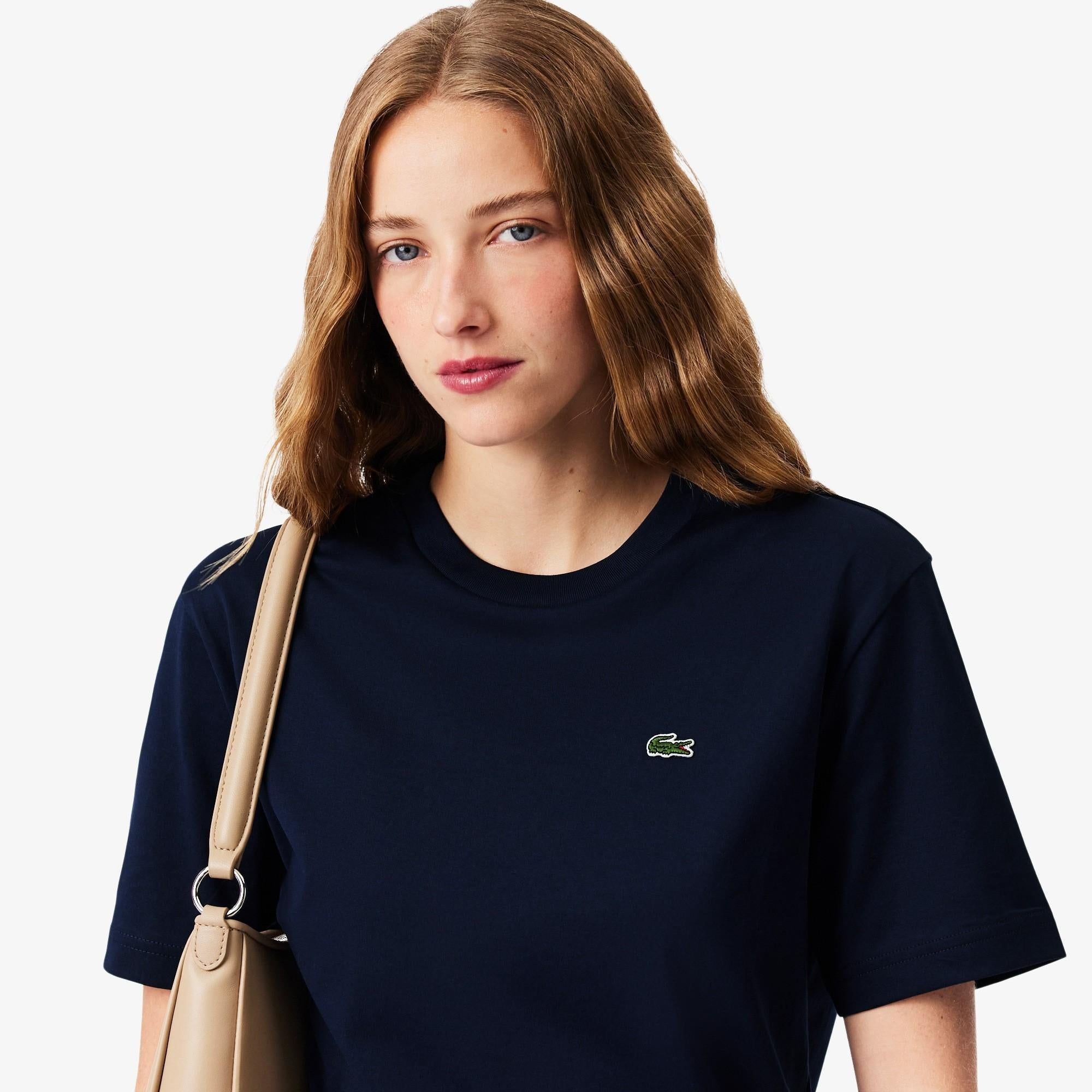 T-shirt in morbido cotone relaxed fit TF7215 166 LACOSTE 