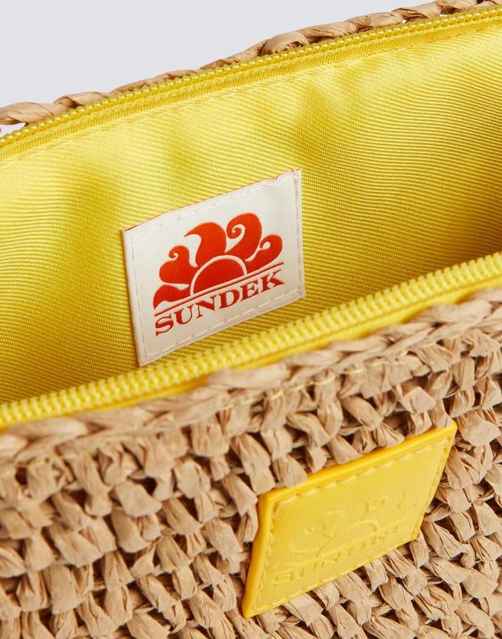 Mini borsa in paper straw AW740ABPA100 12300 SUNDEK 