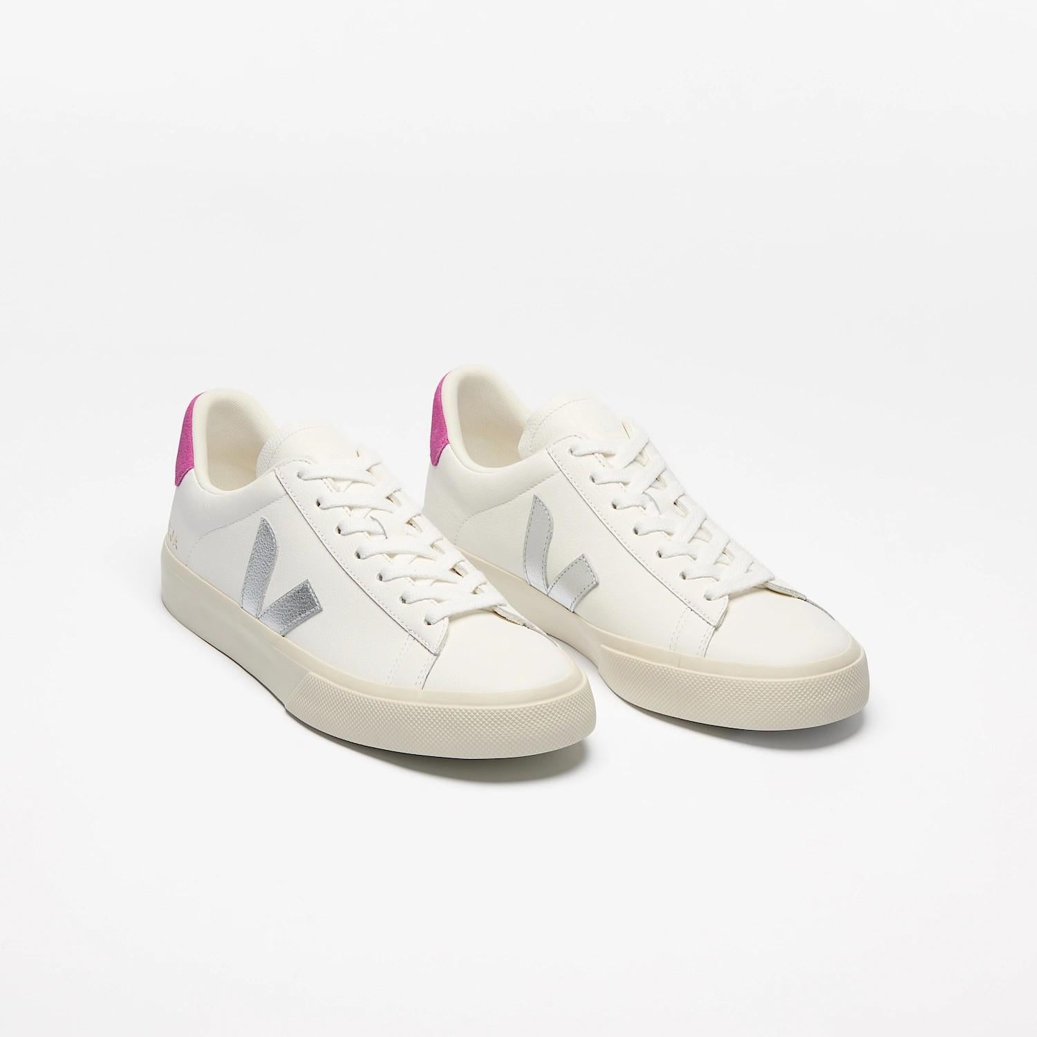 Campo leather white silver ultraviolet CP05207 88 VEJA 