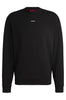 Felpa relaxed fit in terry di cotone con logo stampato