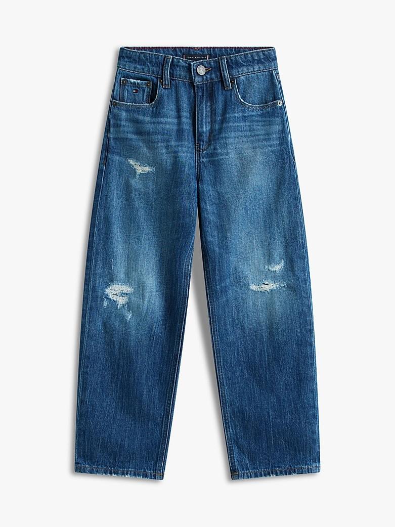 Loose jeans con strappi KB0KB10036T 1BK TOMMY HILFIGER 
