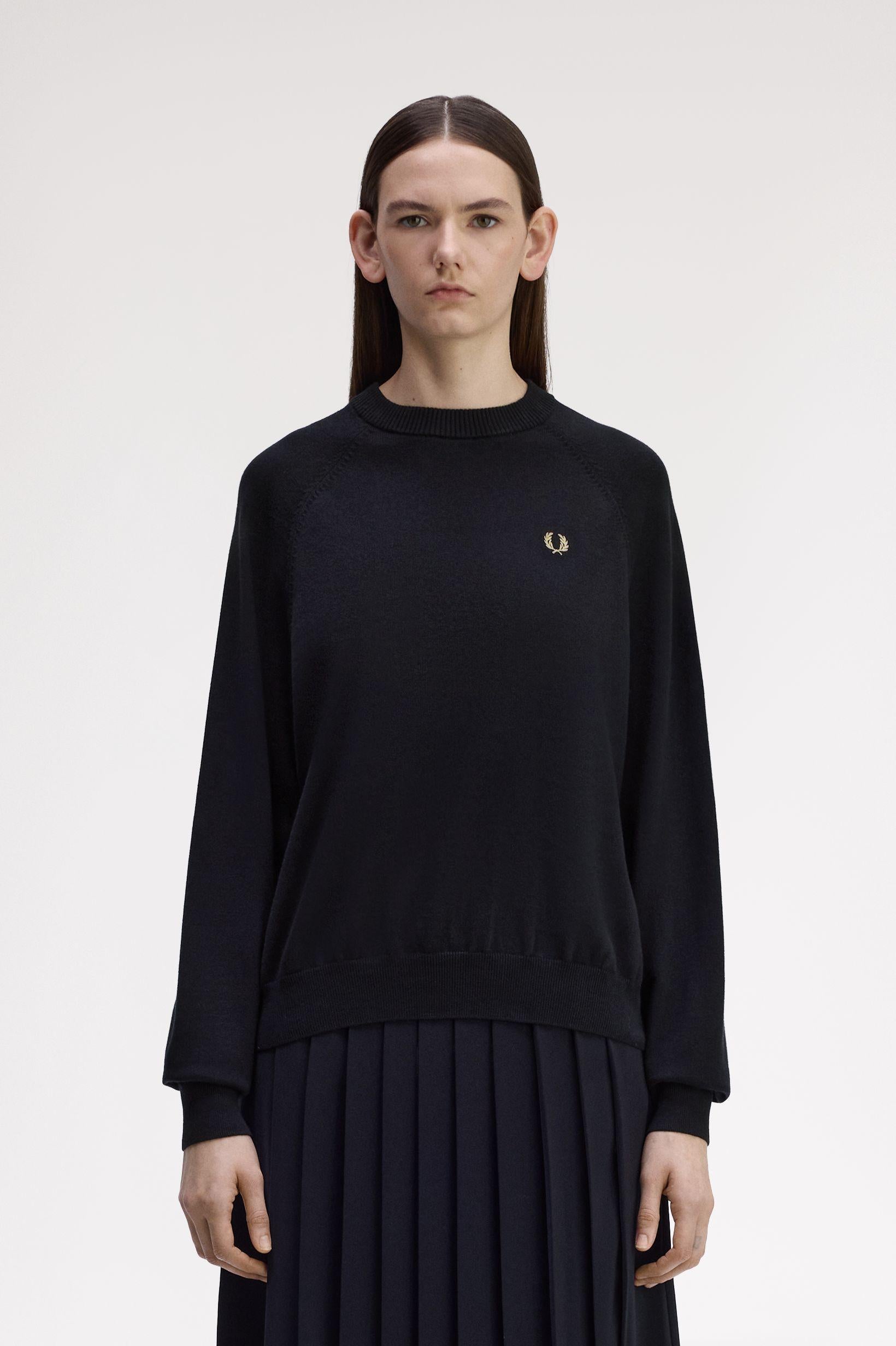 Felpa girocollo K111755 102 FRED PERRY 