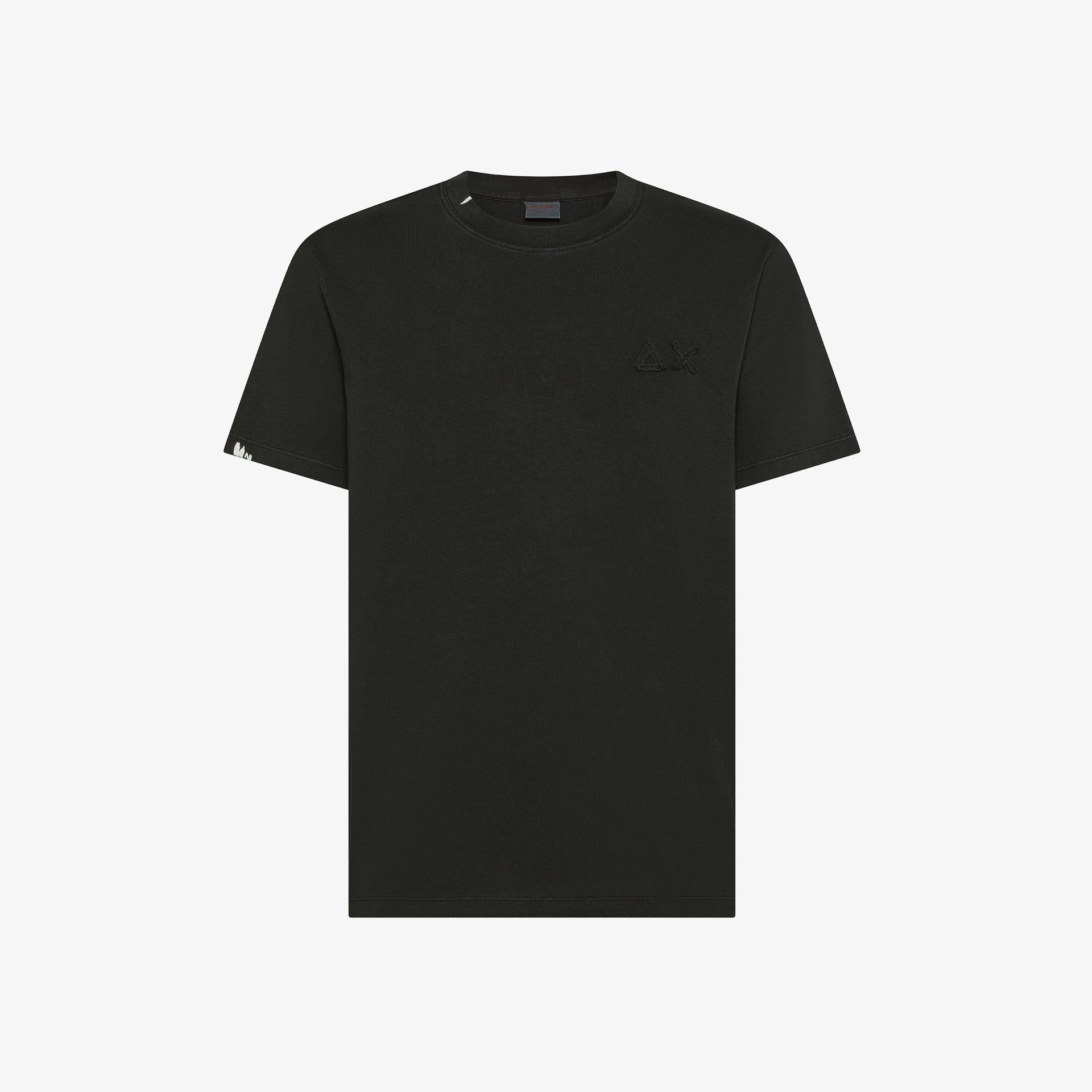 T-shirt con trattamento vintage T36113 11 SUN68 