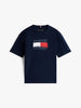 Pure cotton T-shirt with flag