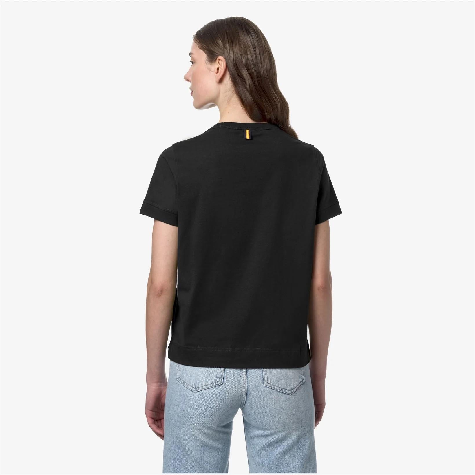 T-shirt Emel Jersey donna nero K2122UW USY K-WAY 