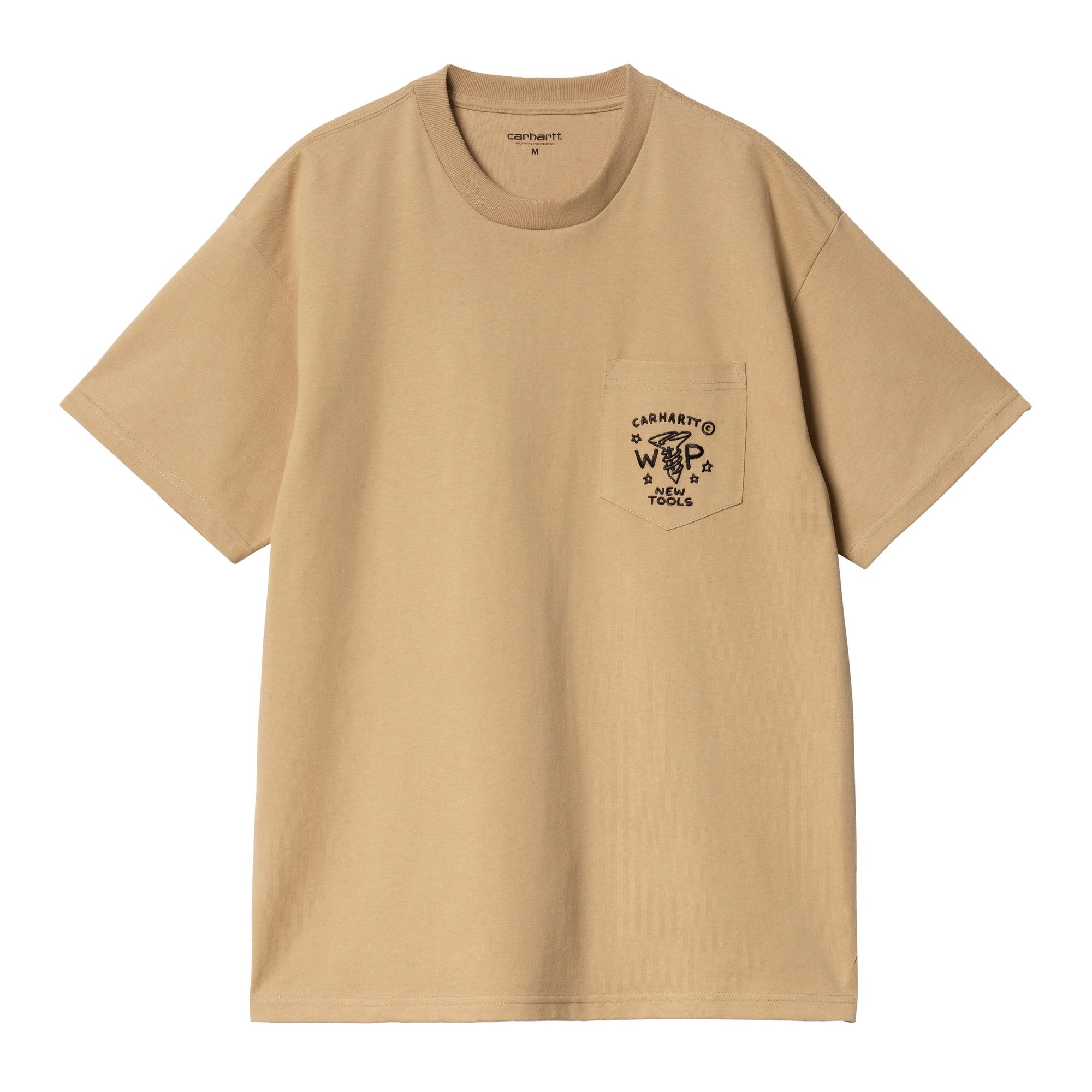 S/S Fragment Pocket T-Shirt beige I034407 0IAXX CARHARTT WIP 
