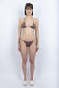 Bikini da donna a triangolo Leah Marielle marrone