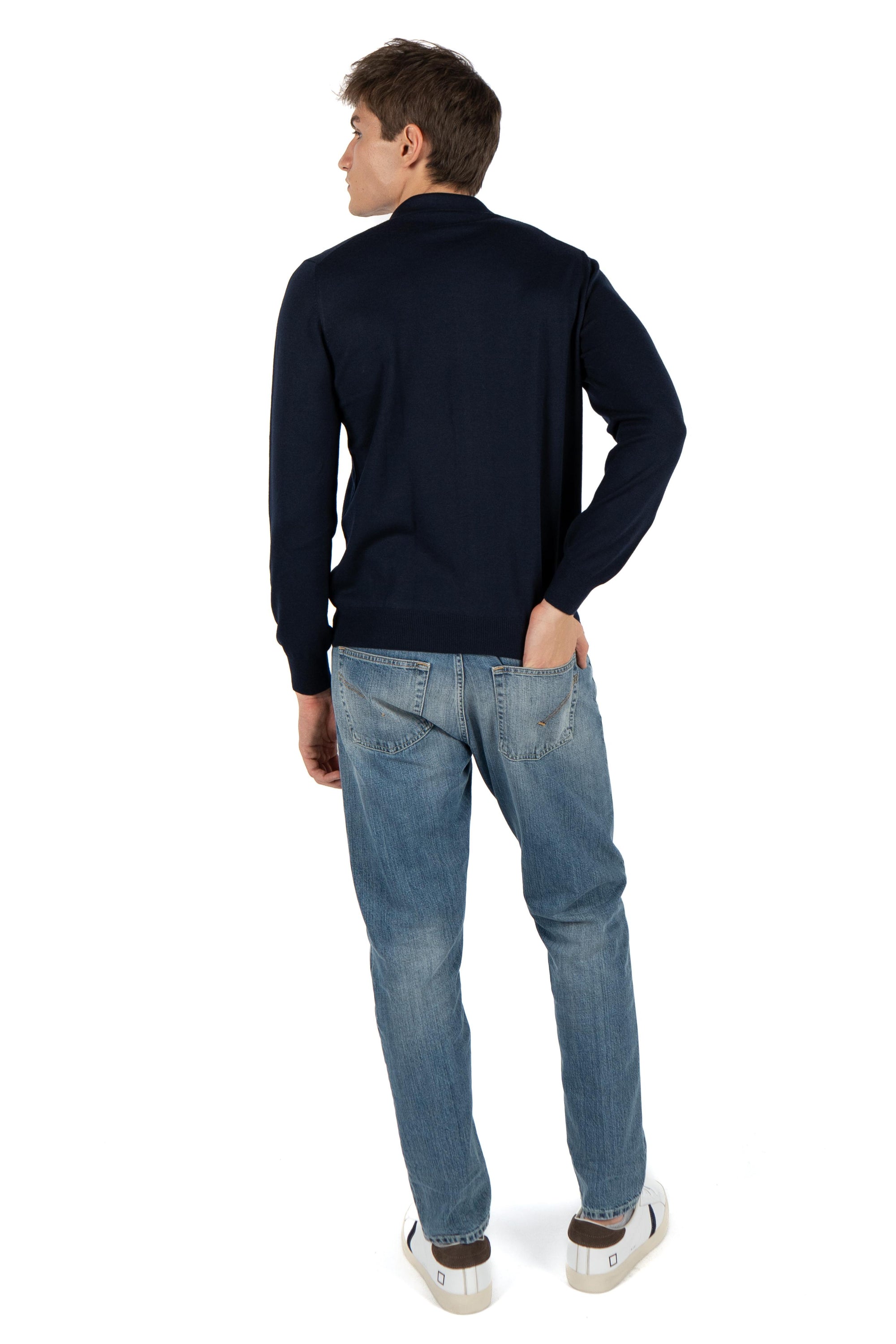 Polo skipper in maglia Athleisure 57189/14813 598 GRAN SASSO 