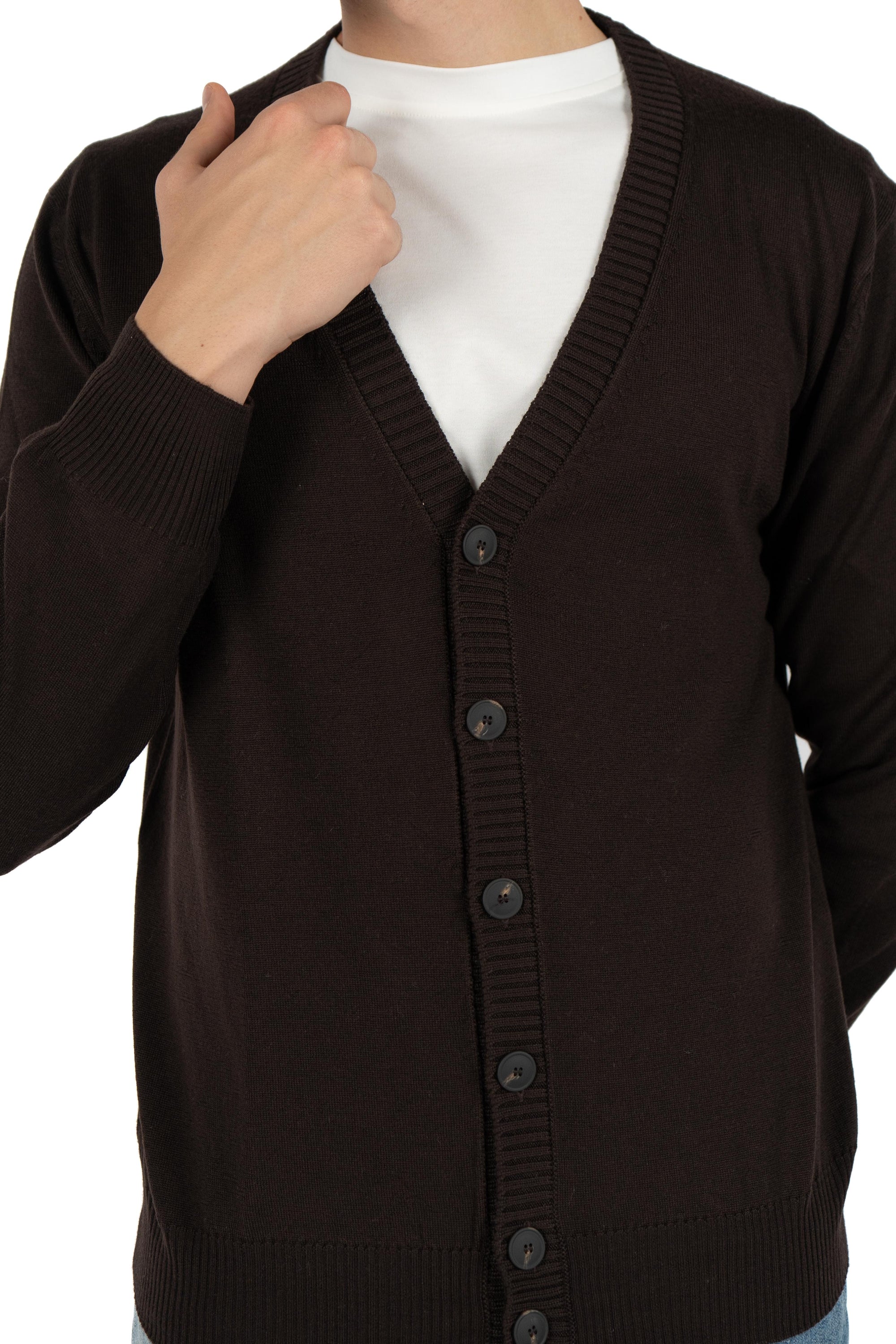 Cardigan scollo a V  57104/14821 195 GRAN SASSO 