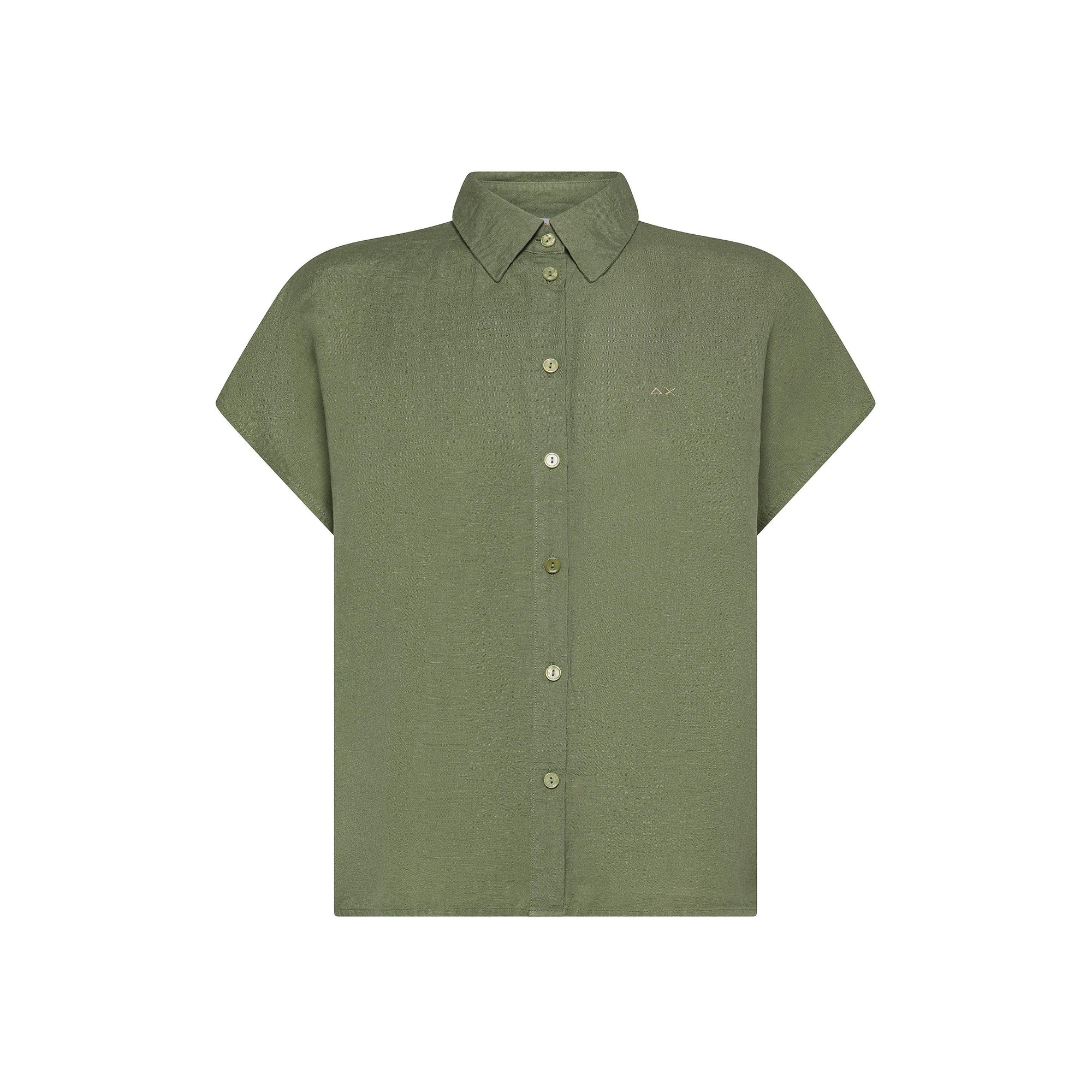 Camicia in lino S35222 84 SUN68 