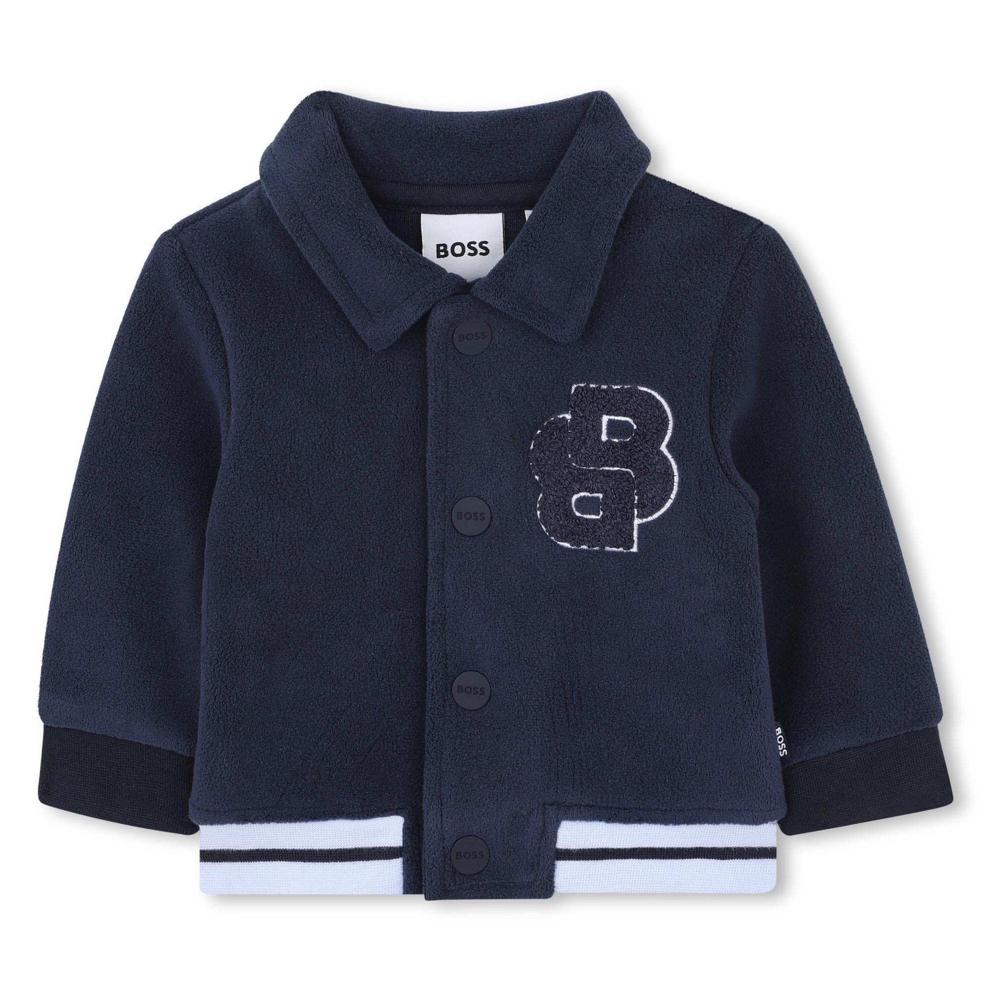 Set cardigan e pantalone in pile J52542 849 BOSS 