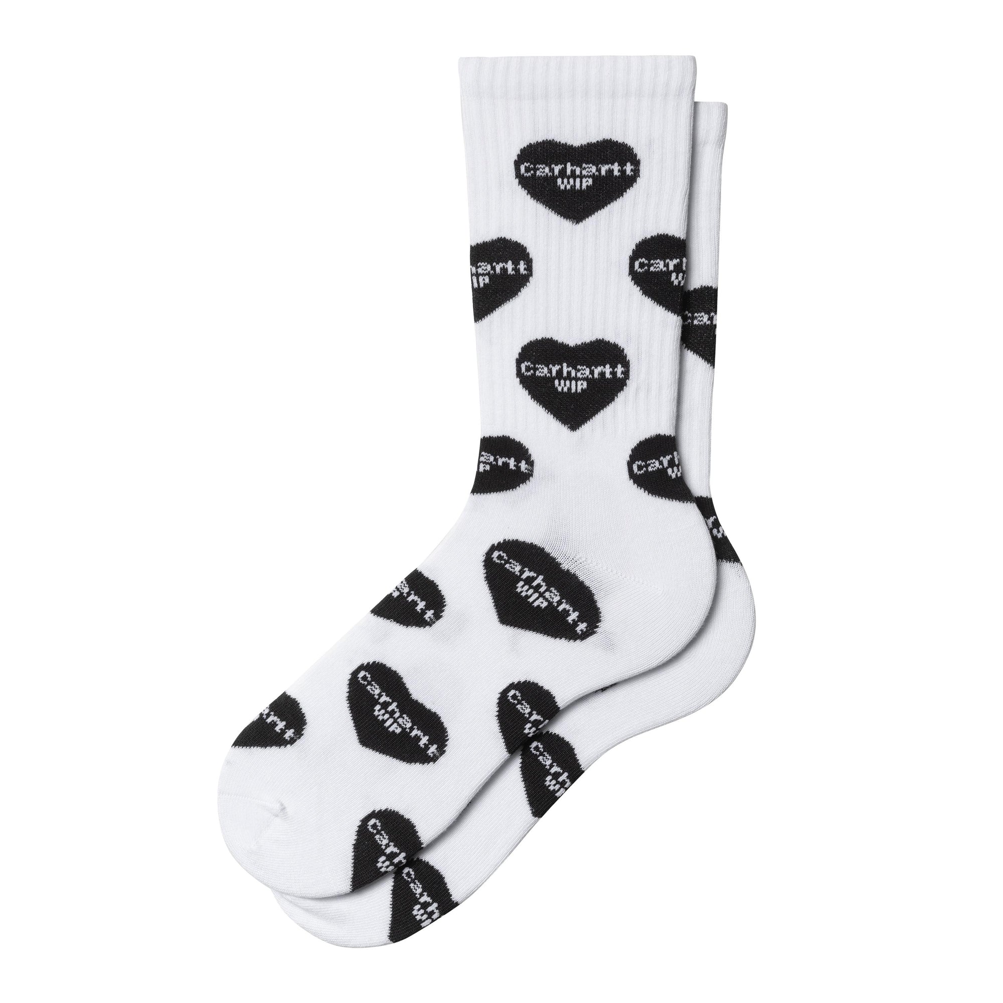 Heart Logo Socks bianco I034483 2WHXX CARHARTT WIP 