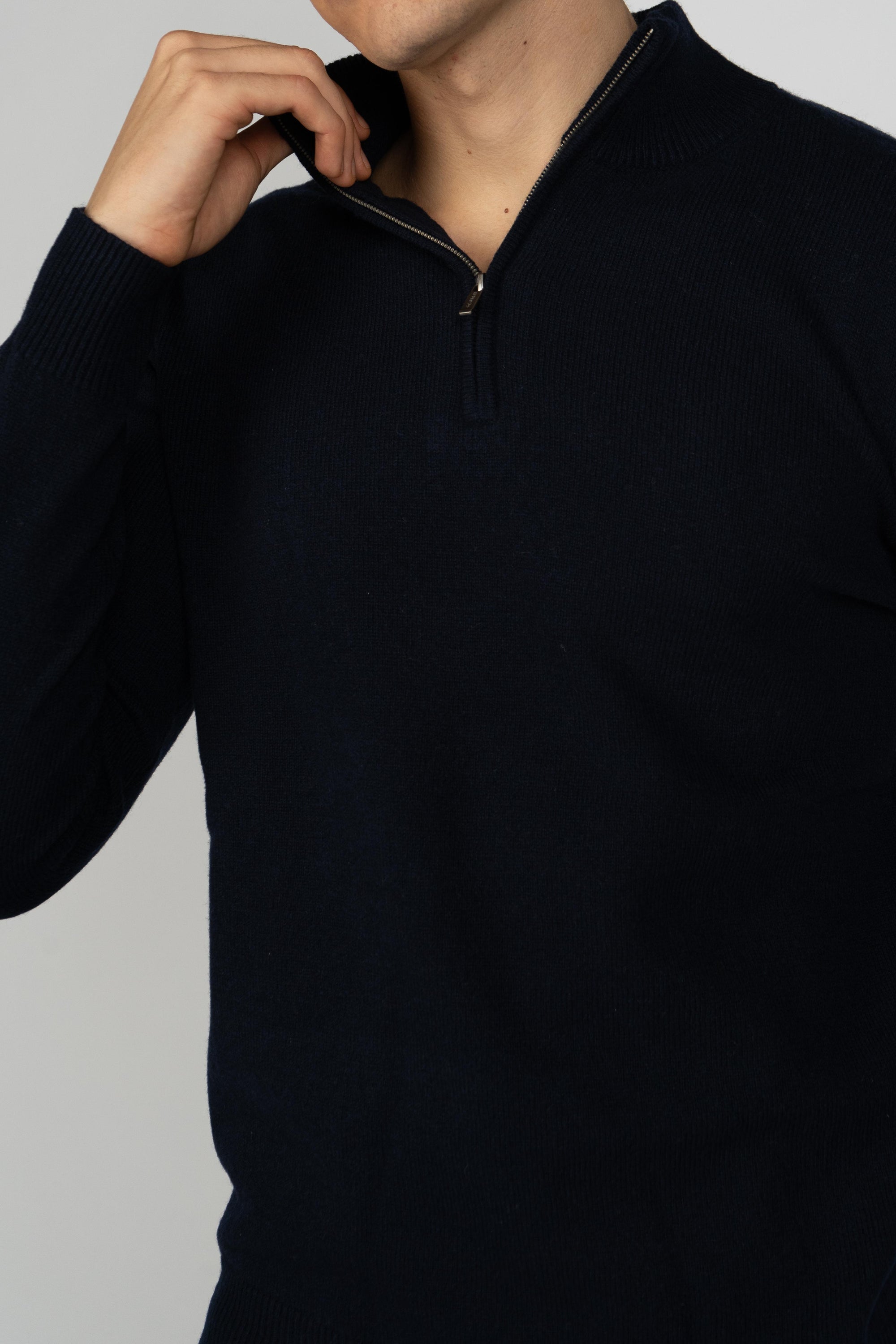 Pullover a mezza zip Jermyn JERM002 00063I MC2 SAINT BARTH 