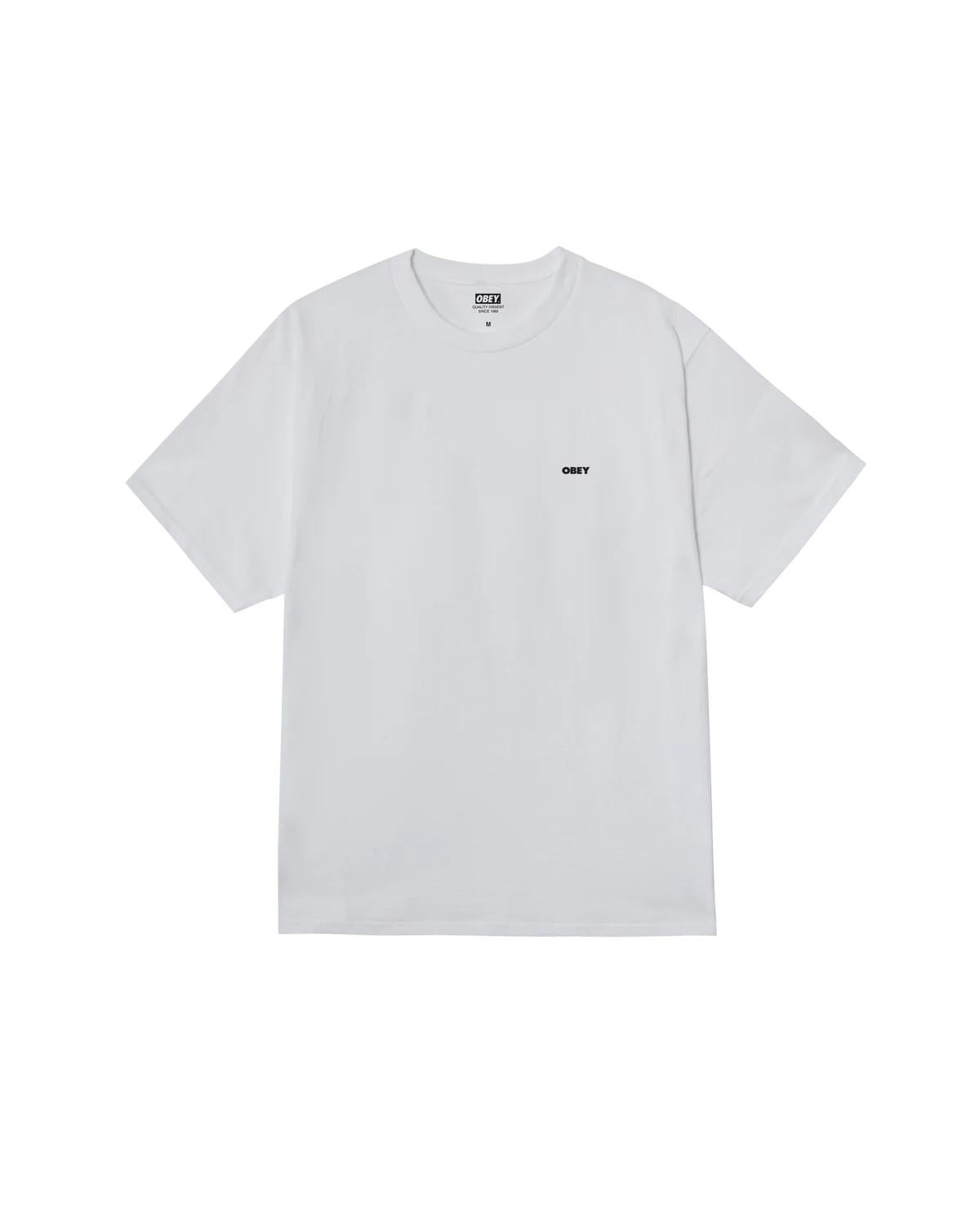 T-shirt Art Studio Flowers 165264234 WHT OBEY 