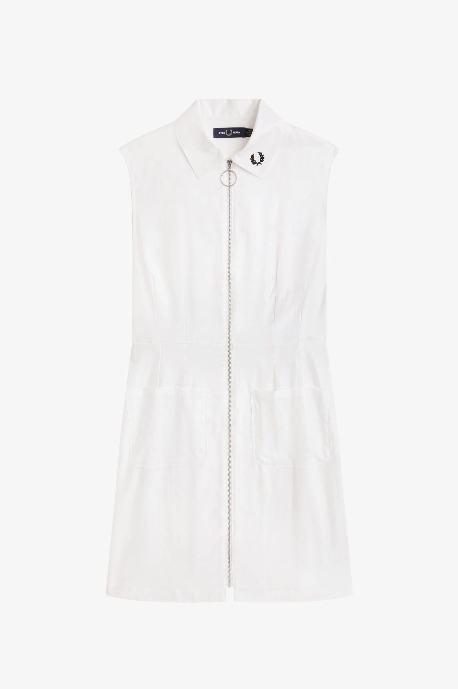 Abito con zip intera D917053 129 FRED PERRY 