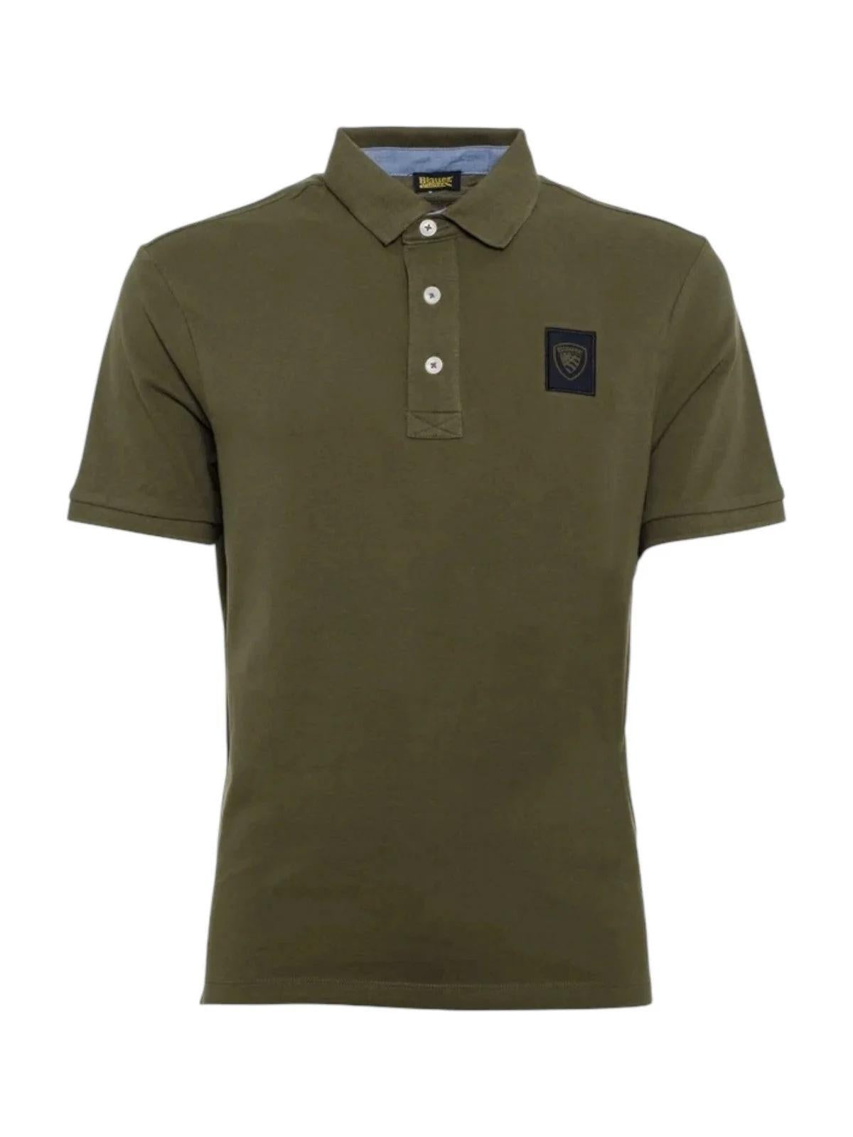 Polo piquet 25SBLUT02309 657 BLAUER 