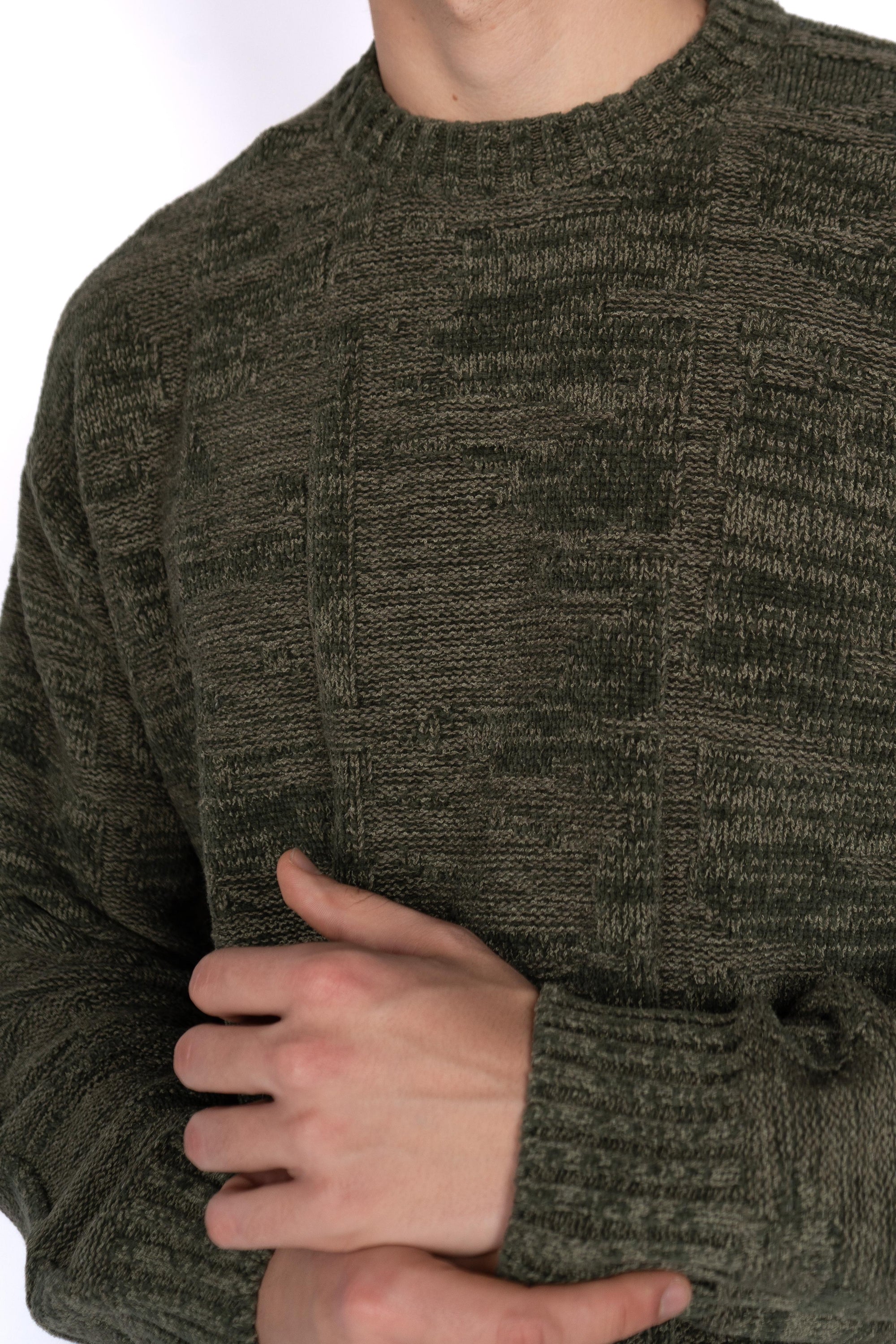 Maglia girocollo in cotone 50543702 342 BOSS 