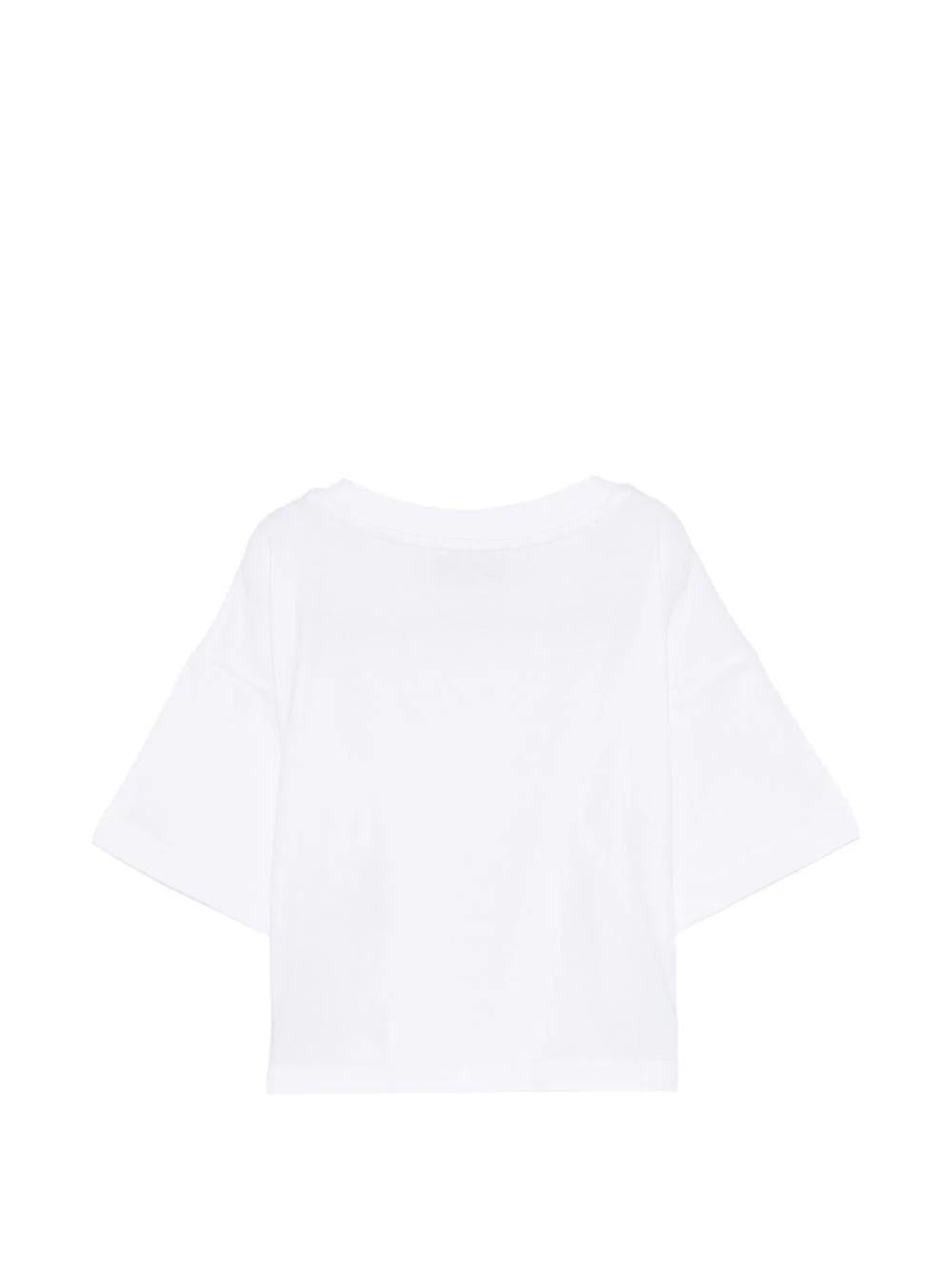 T-shirt con stampa Teddy Bear HDM075LAA02 10101A MOSCHINO KID 