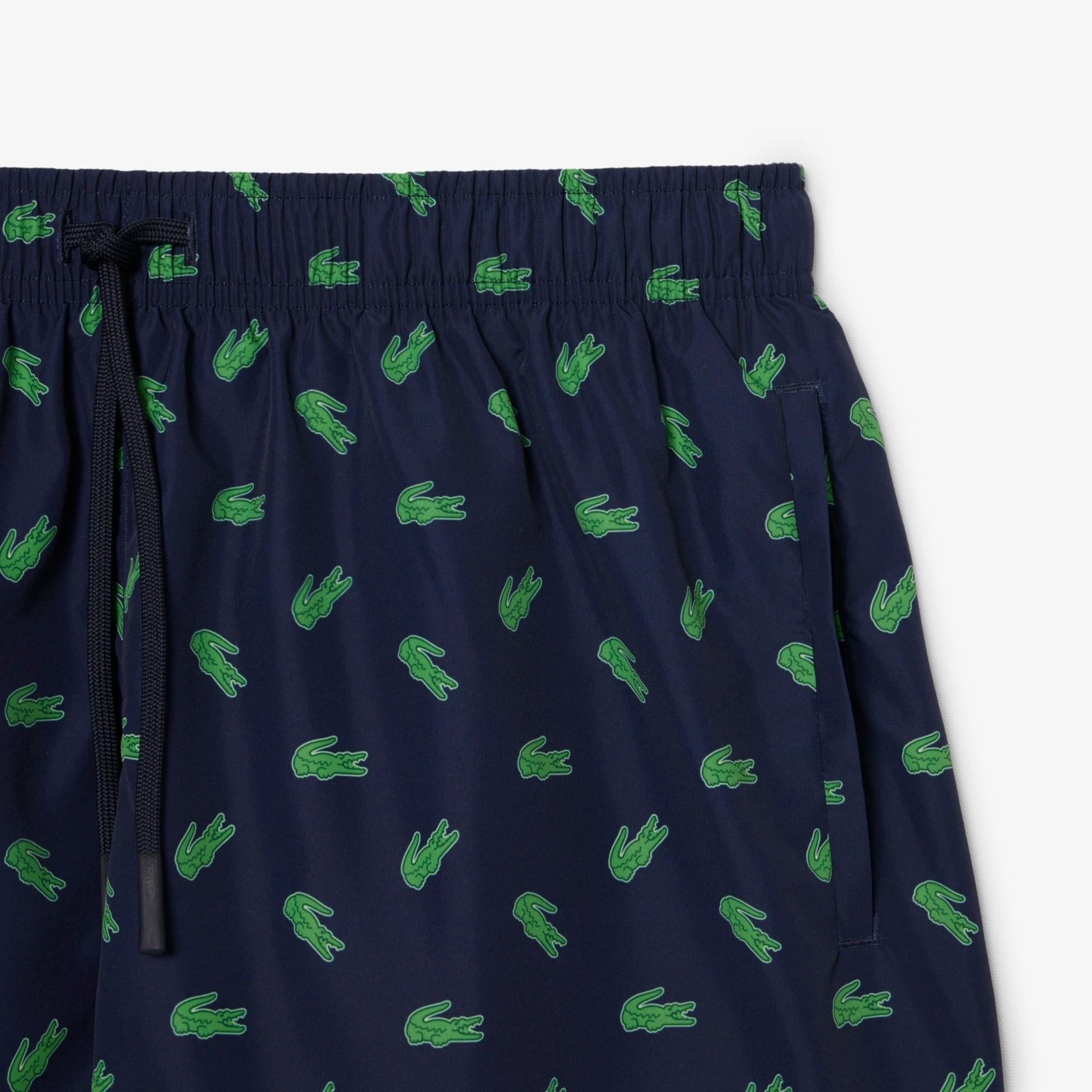 Boxer mare medi con stampa coccodrillo MH1851 166 LACOSTE 