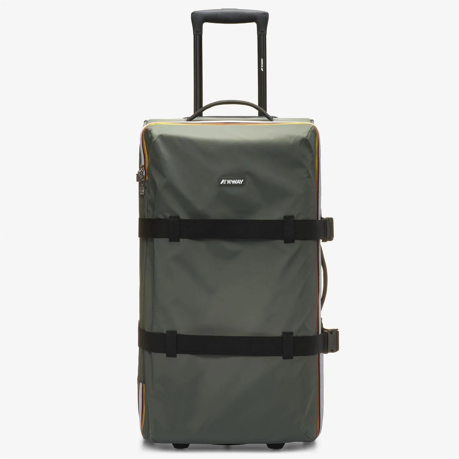 Borsa da Viaggio Trolley Unisex  Verde con Base Rinforzata K2128NW Y02 K-WAY ACCESSORIES 