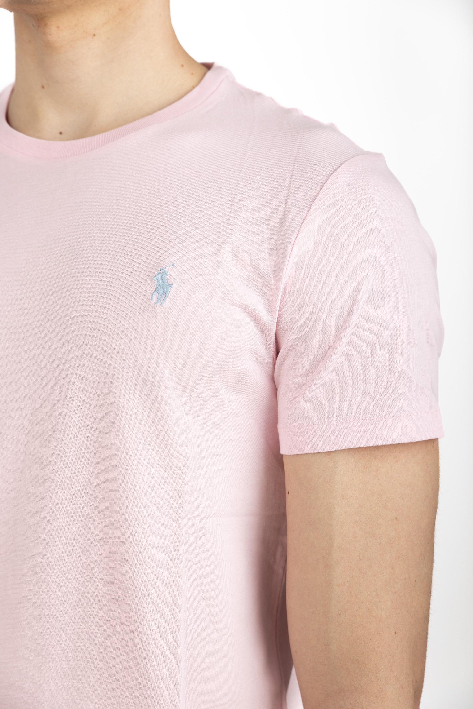 Maglietta in jersey Custom Slim-Fit bath pink 710671438 417 POLO RALPH LAUREN 