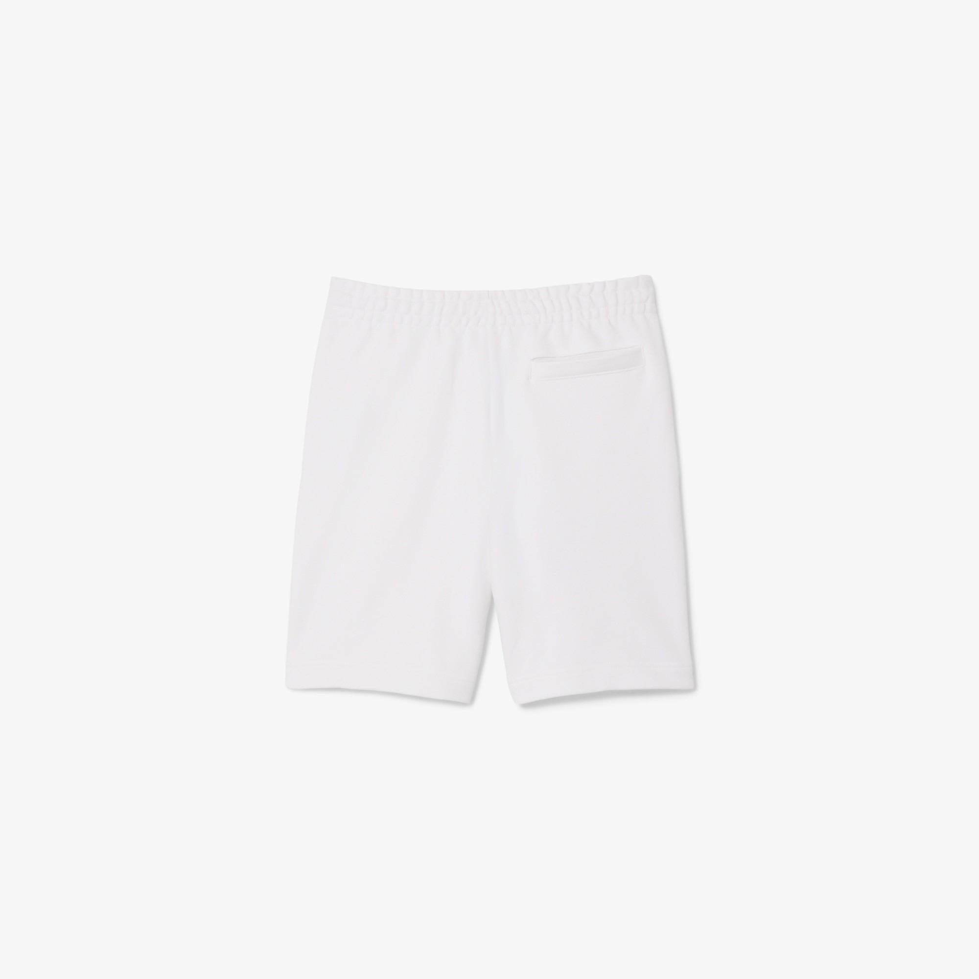 Shorts in tessuto felpato regular fit GH9860 001 LACOSTE 