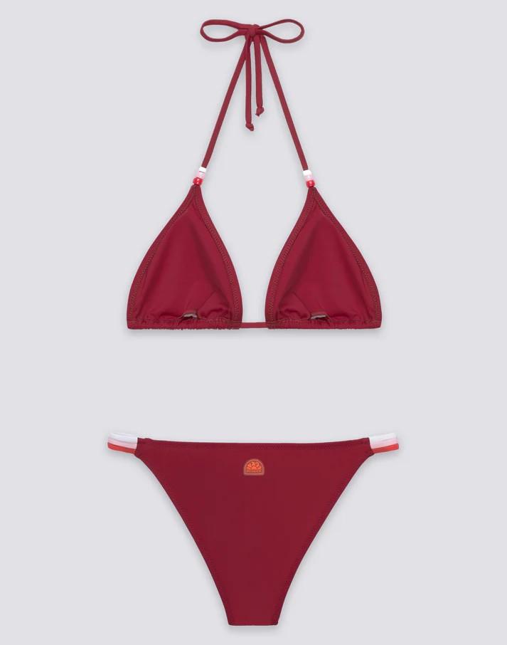 Jennifer top a triangolo e slip fisso arcobaleno WB00KNL30RB A9001 SUNDEK 